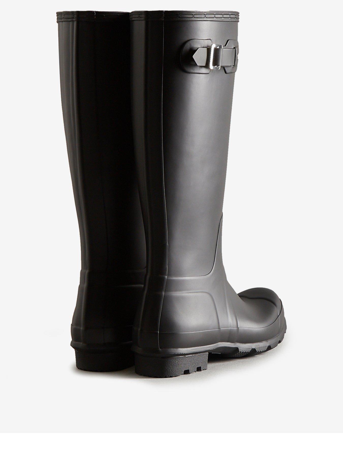 back image of hunter-mens-original-tall-boots-black