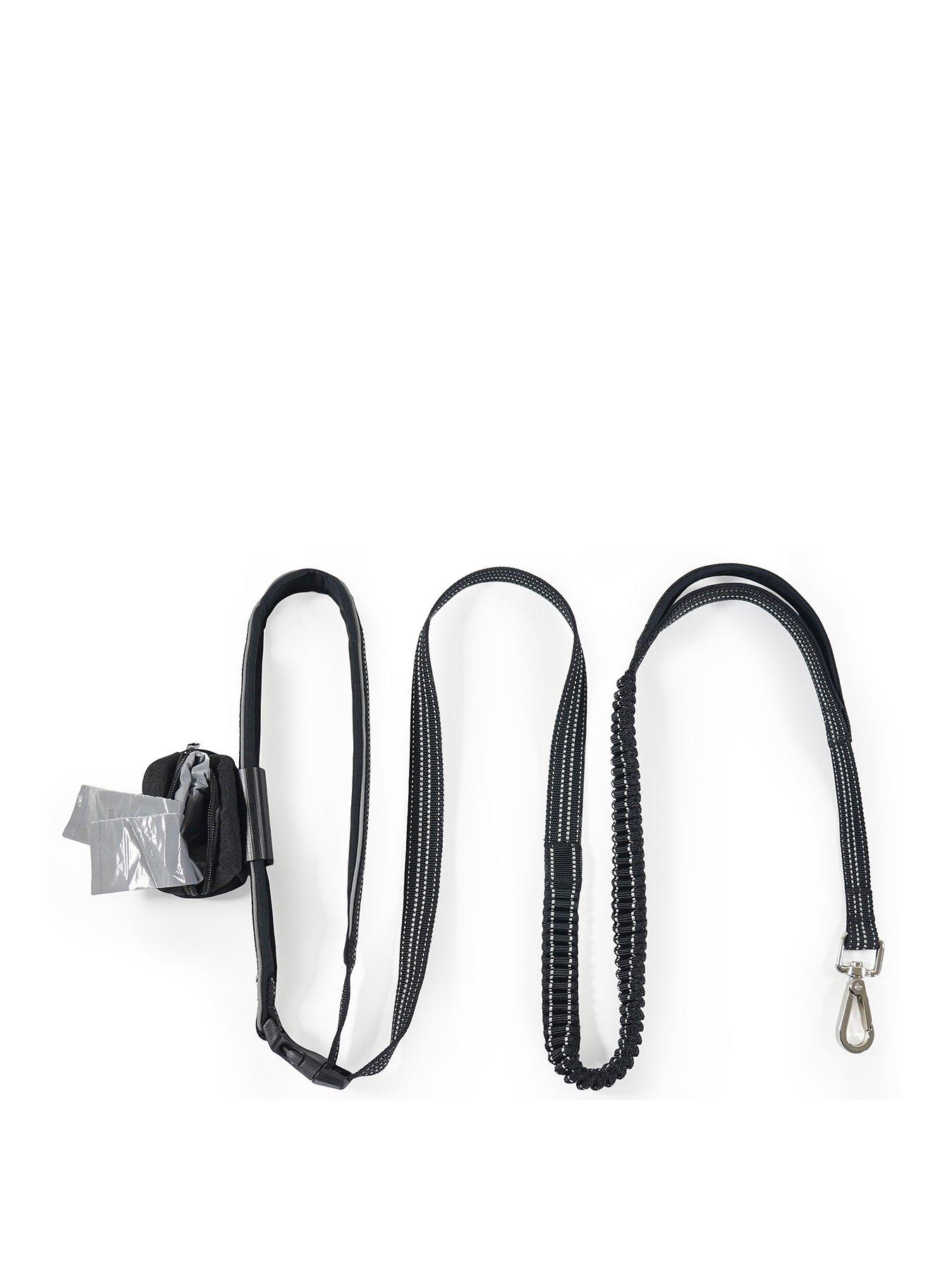  image of rosewood-dog-reflective-waist-exercise-leadrunning-with-zip-poop-bag-dispenser