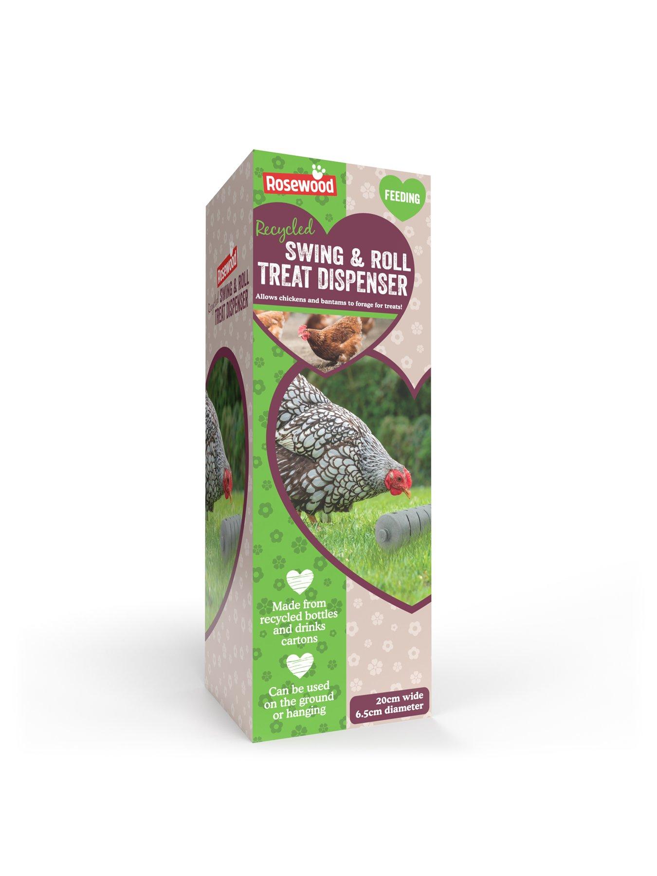 Rosewood Swing  &  Roll Treat Dispenser (Chicken)