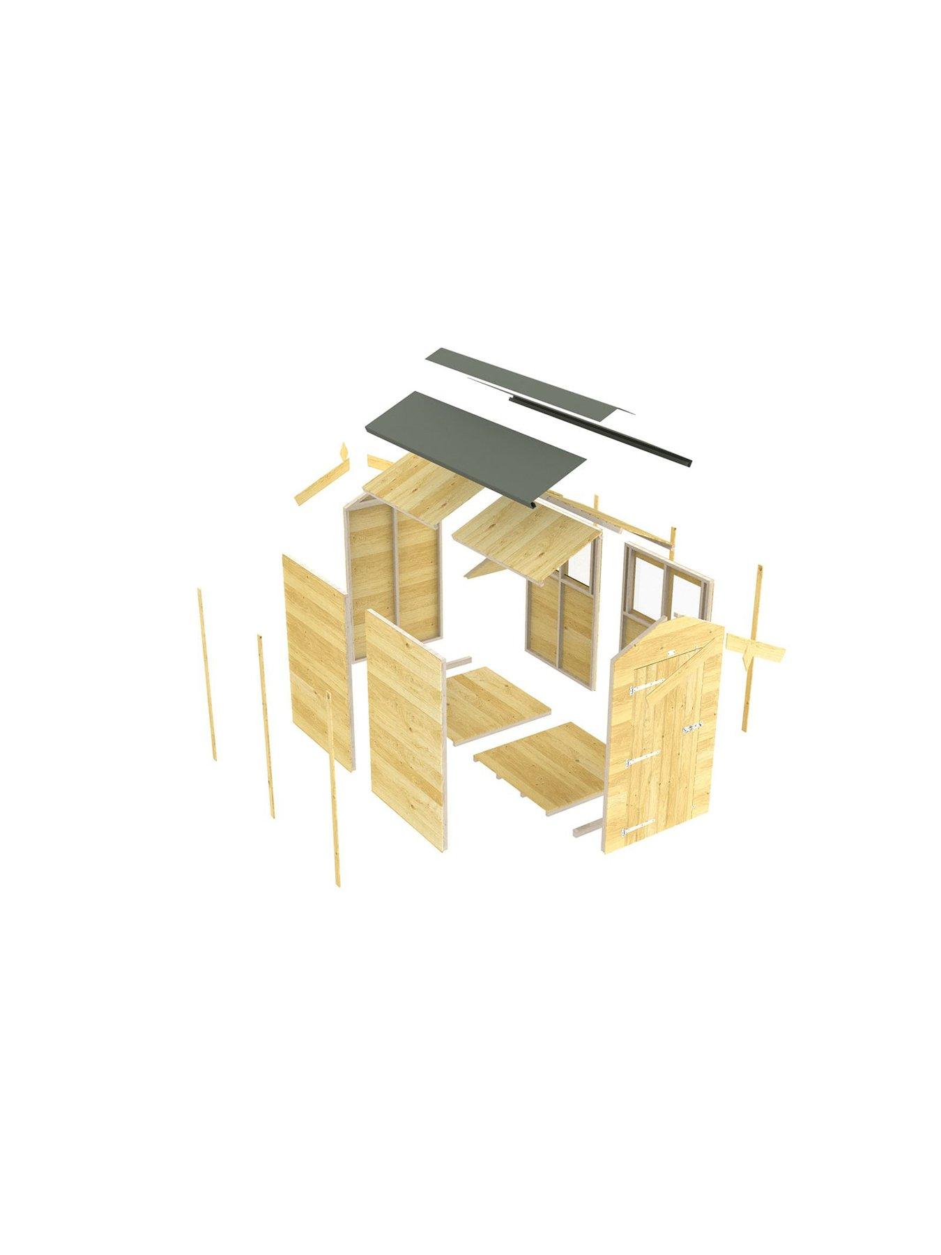  image of diy-sheds-4-x-10-apex-shed-shiplap-pressure-treated