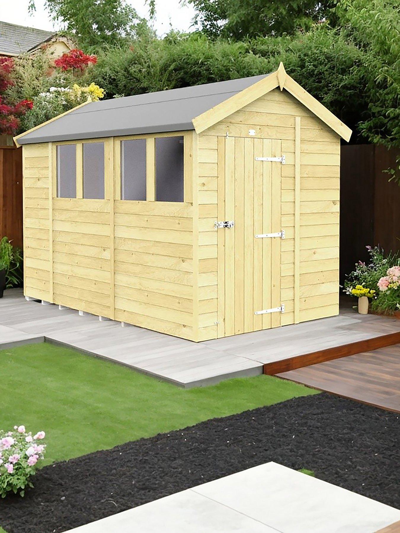  image of diy-sheds-6-x-10-apex-shed-shiplap-pressure-treated