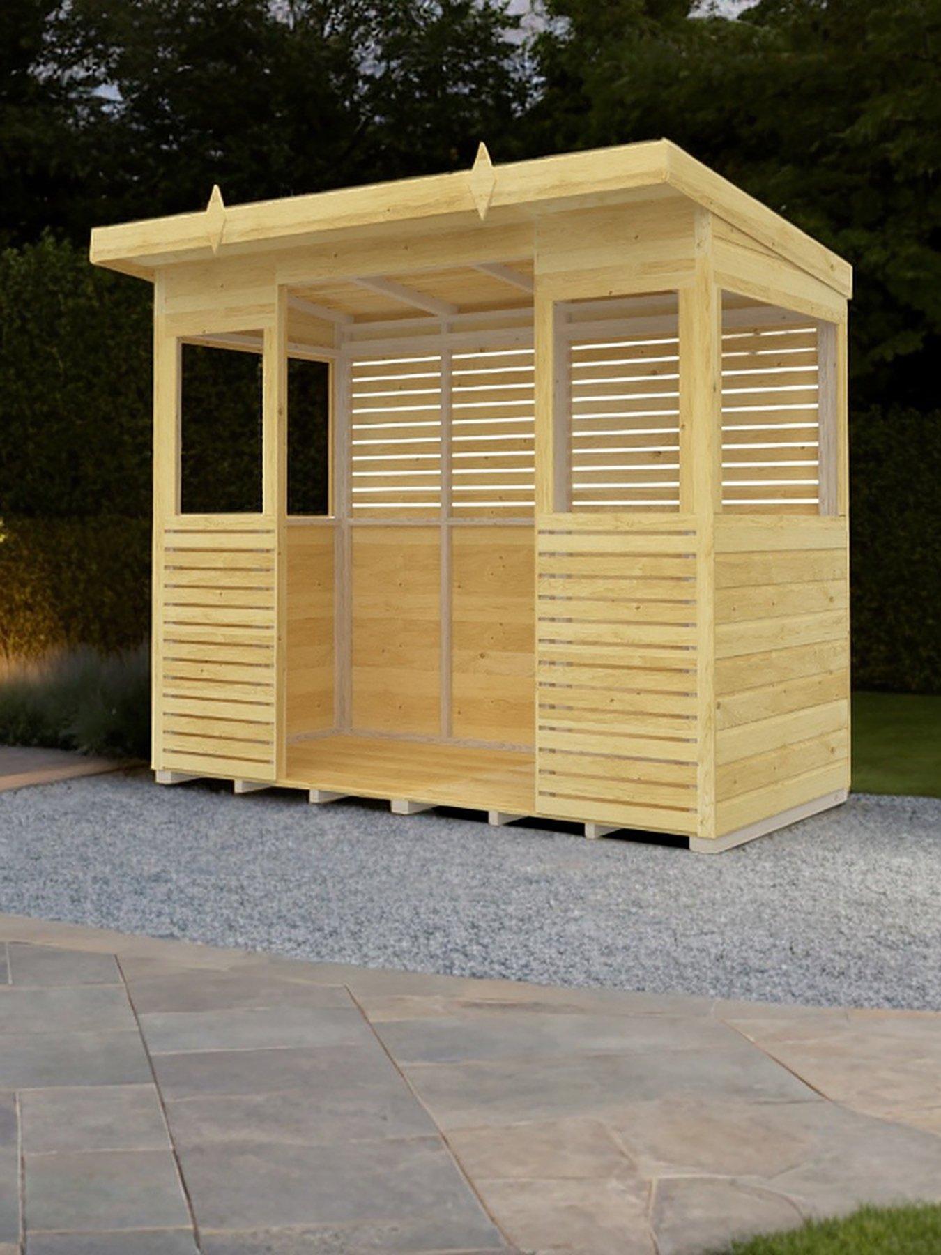 undefined 8 x 4ft Shiplap Pressure Treated BBQ/Outdoor Kitchen