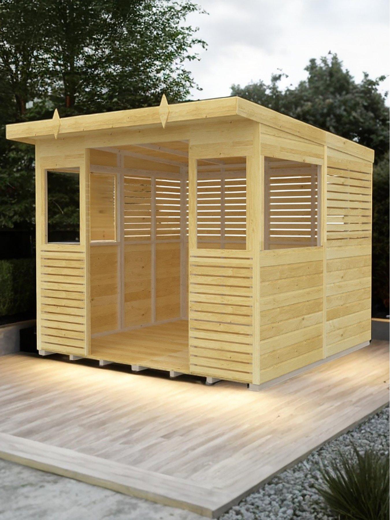 undefined 8 x 8ft BBQ/Outdoor Shiplap Pressure Treated Kitchen