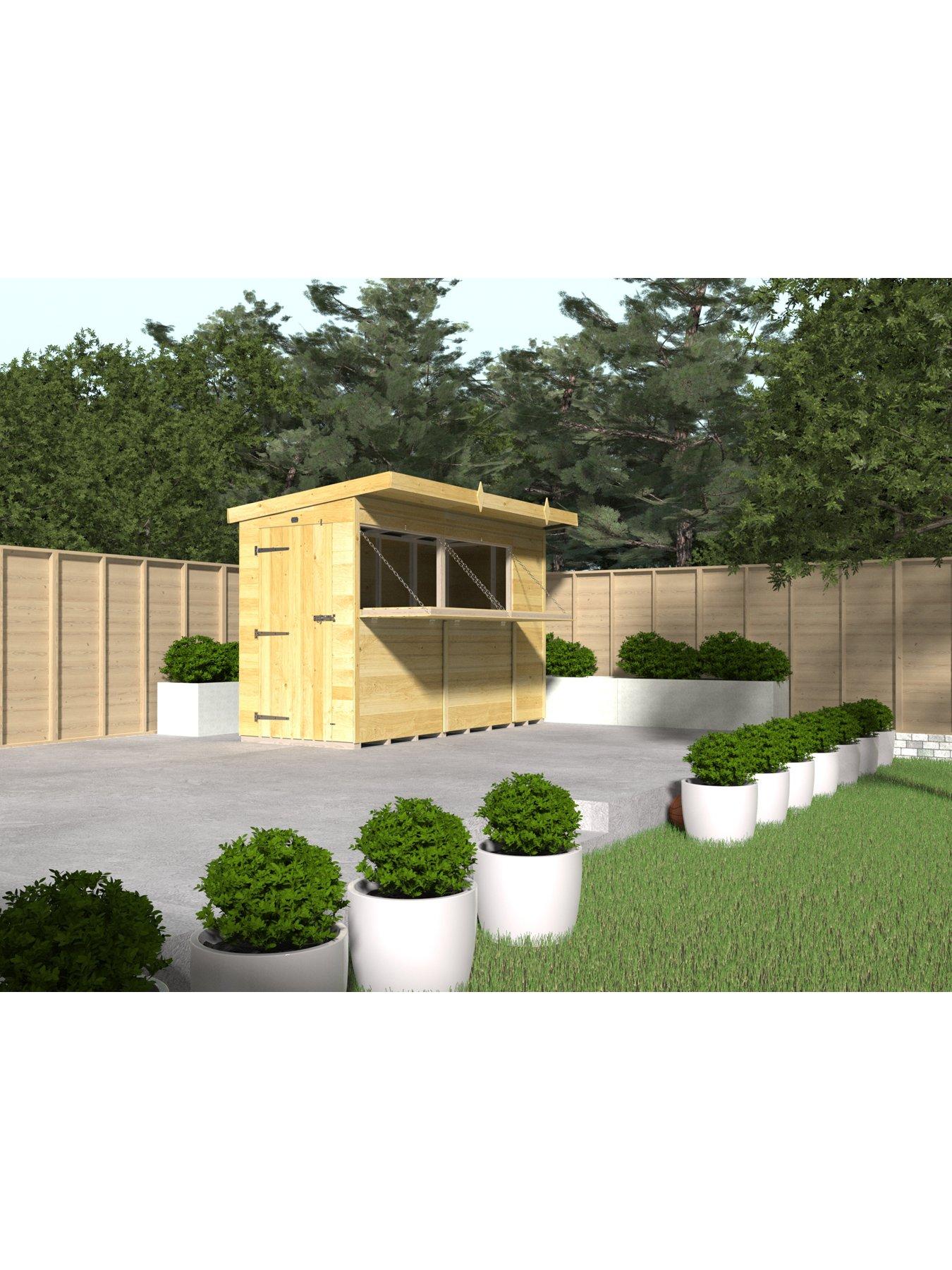 Image 4 of 7 of DIY Sheds 8 x 4ft Shiplap Pressure Treated BAR&nbsp;