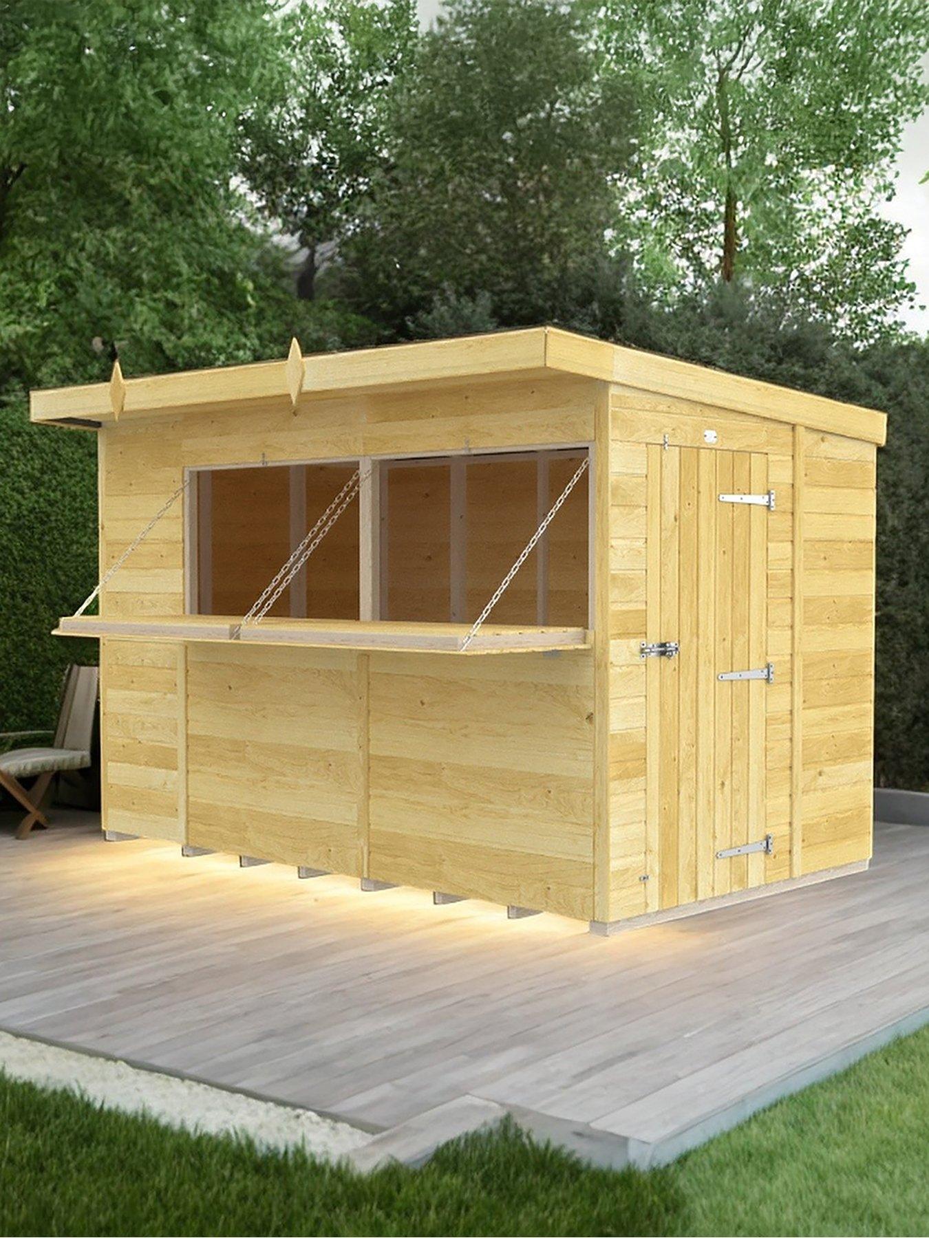 Image 1 of 7 of DIY Sheds 10 x 8ft Shiplap Pressure Treated BAR&nbsp;
