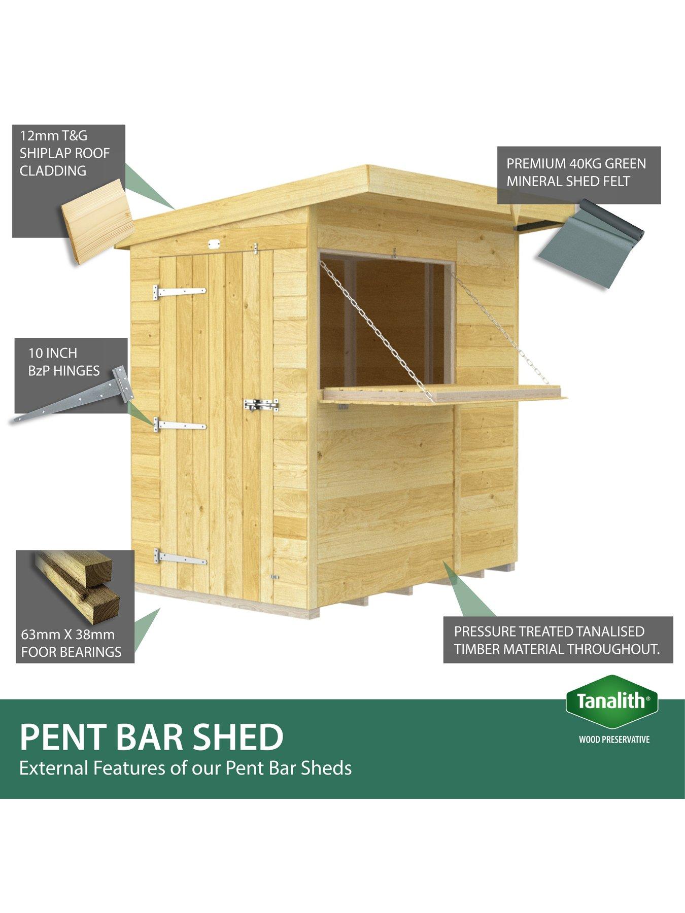 Image 5 of 7 of DIY Sheds 10 x 8ft Shiplap Pressure Treated BAR&nbsp;