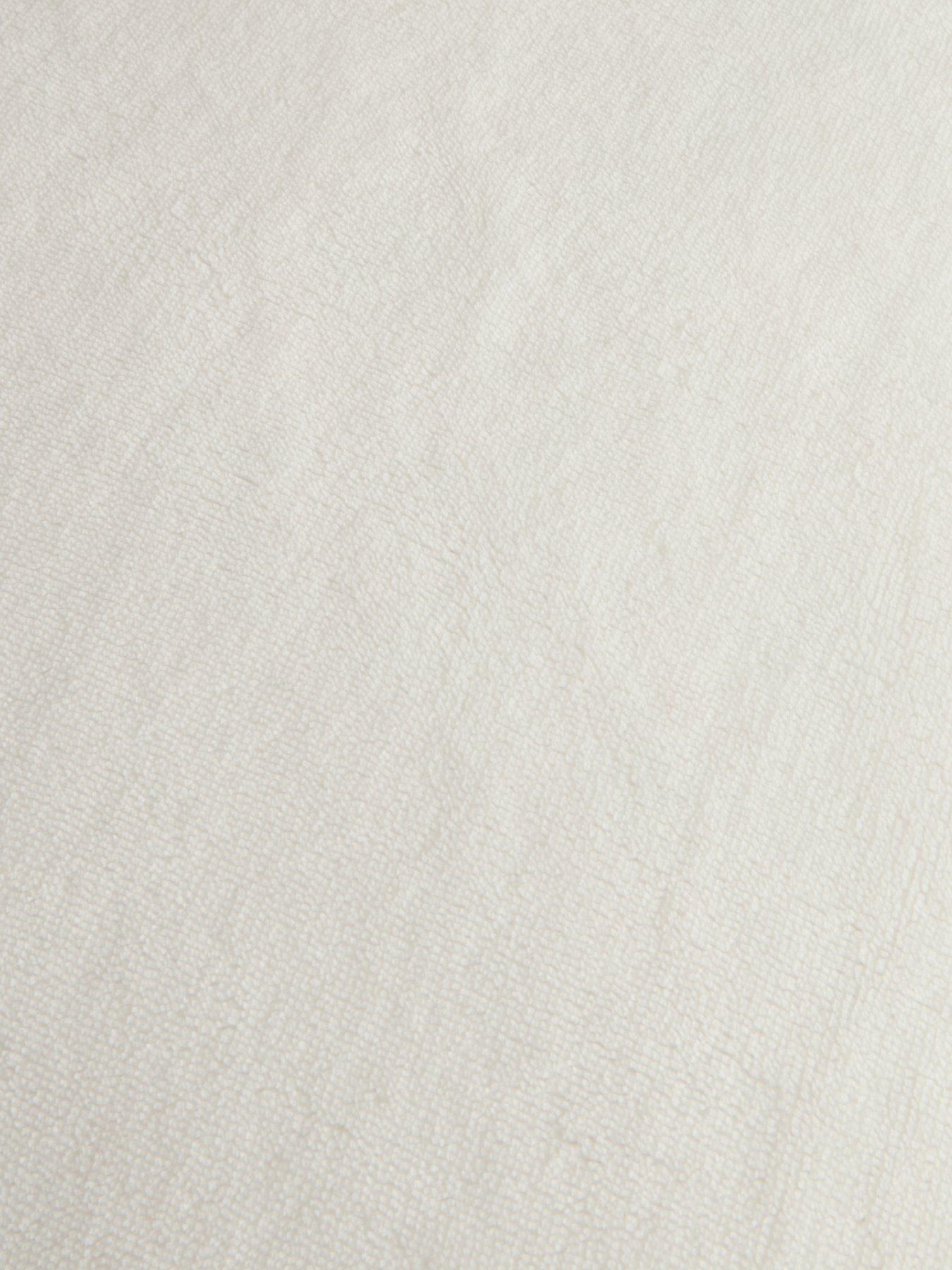 Image 5 of 5 of Very Home Whip Stitch Edge Teddy Fleece Duvet Cover Set - Cream