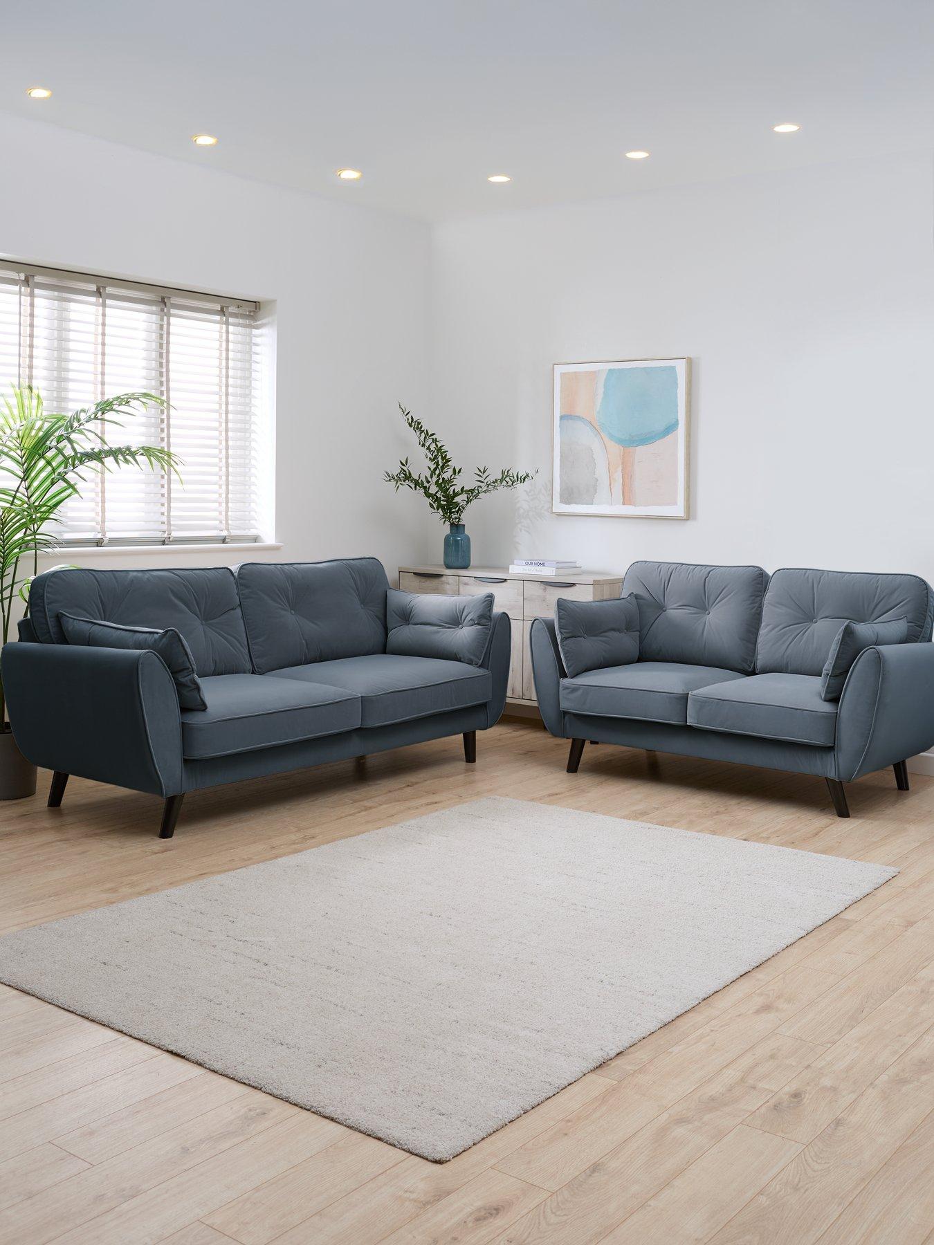 Very Home New Paulo Fabric 3 + 2 Seater Sofa Set (Buy and SAVE!) - FSC® Certified