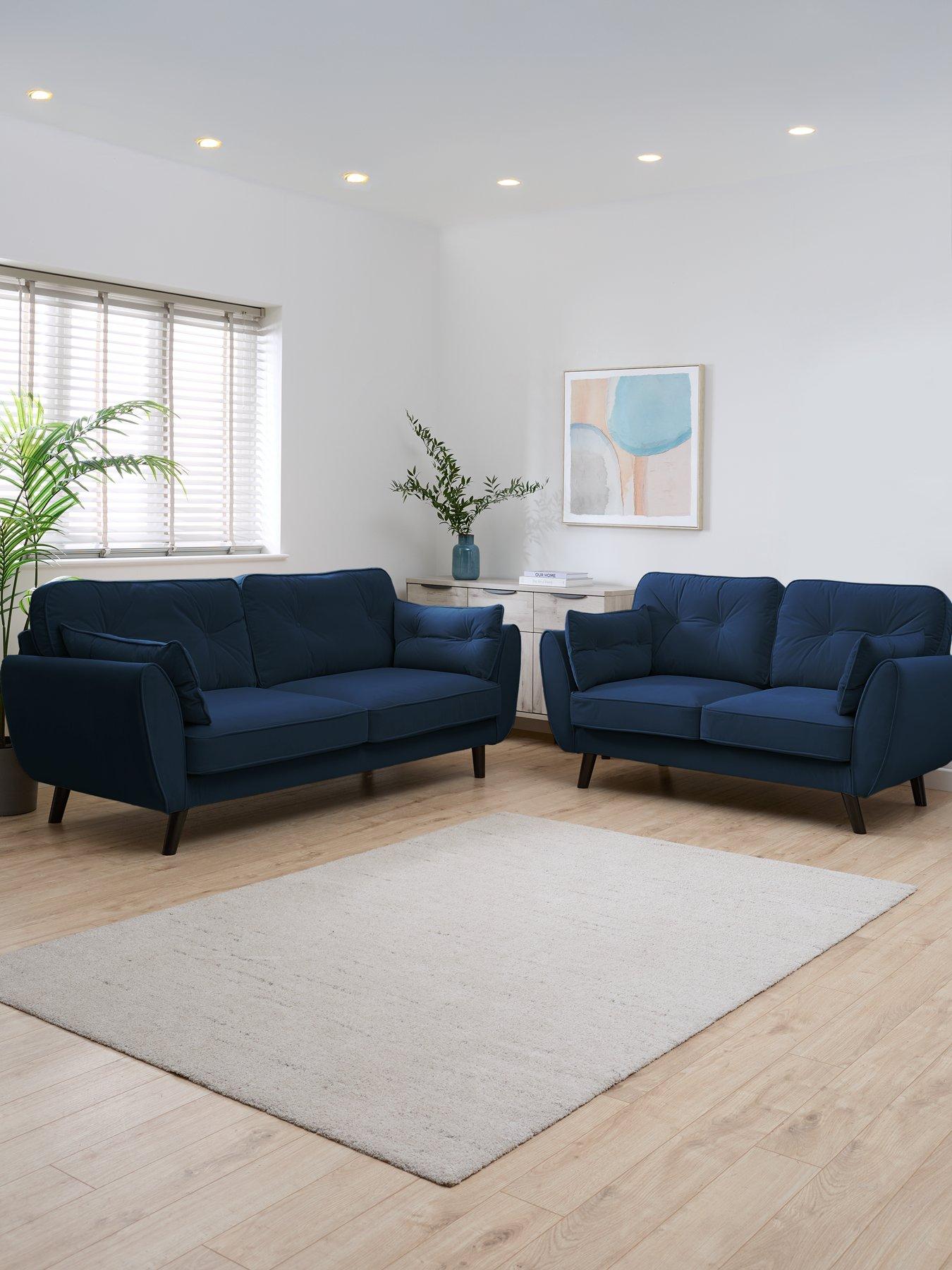 The Very Collection New Paulo Fabric 3 + 2 Seater Sofa Set (Buy and SAVE!) - FSC® Certified