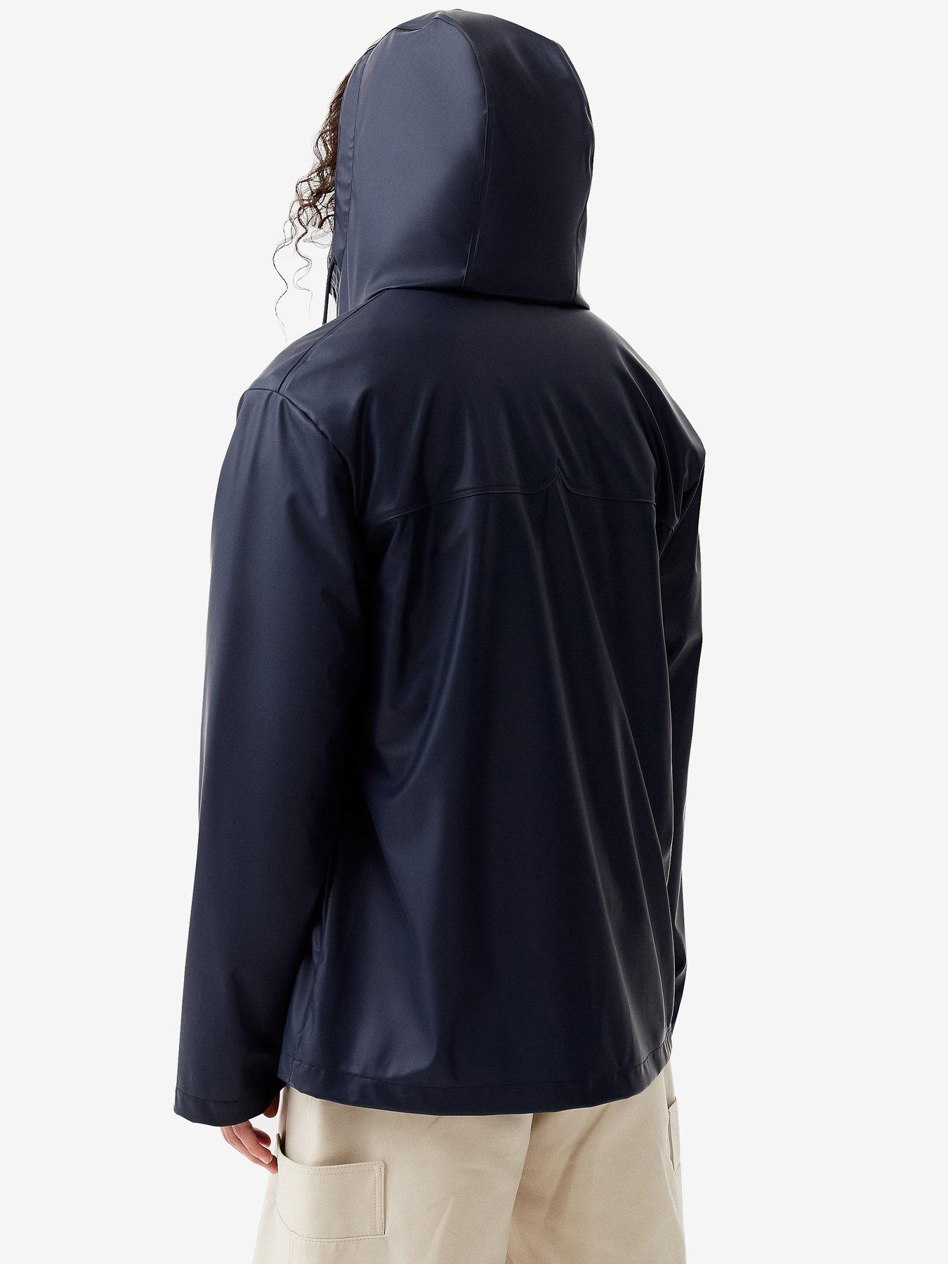 Image 2 of 2 of Hunter Unisex Izzy Pu Hooded Jacket -navy