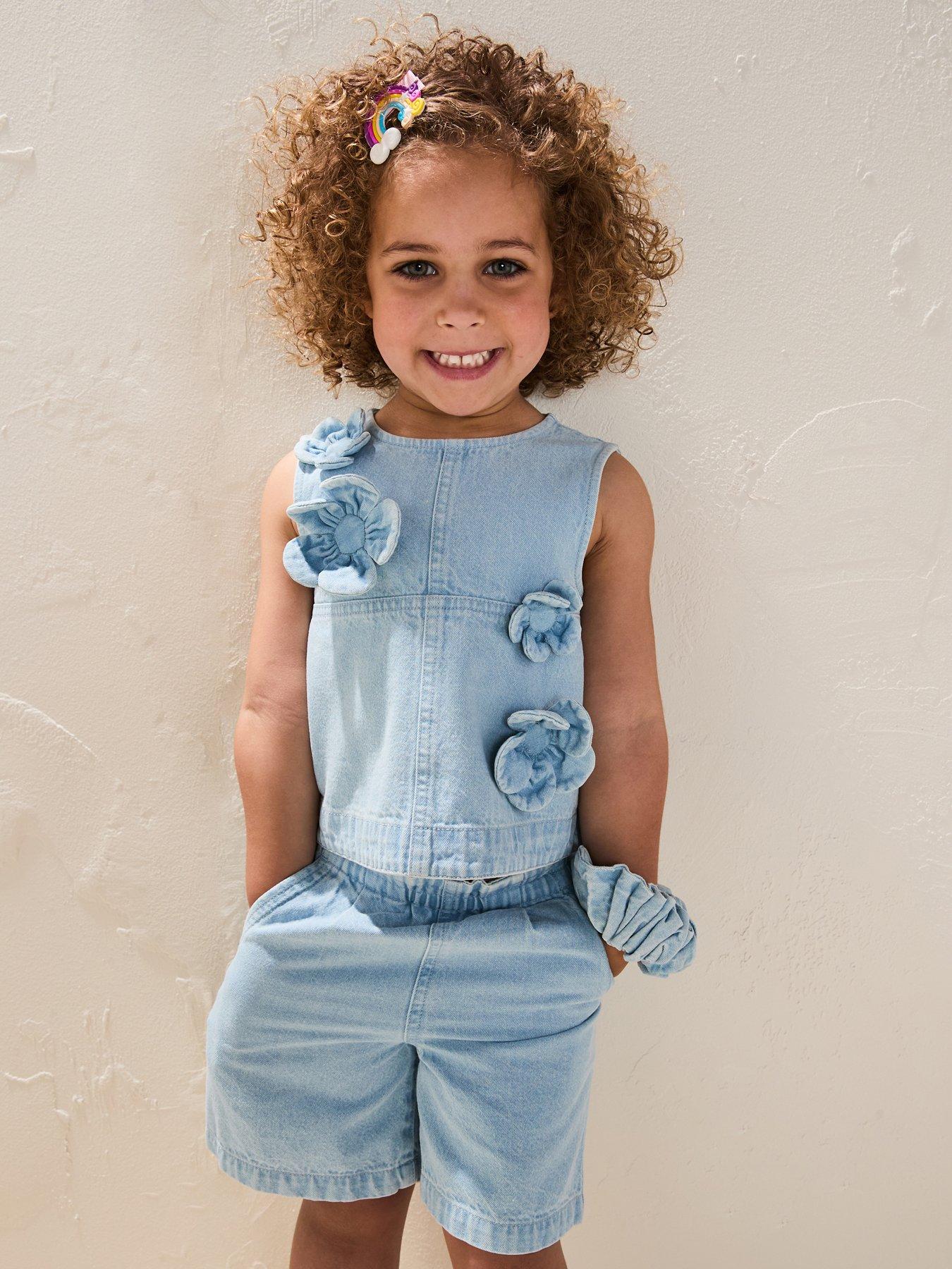 river-island-mini-girl-denim-outfit-amp-scrunchie-set-denim-light
