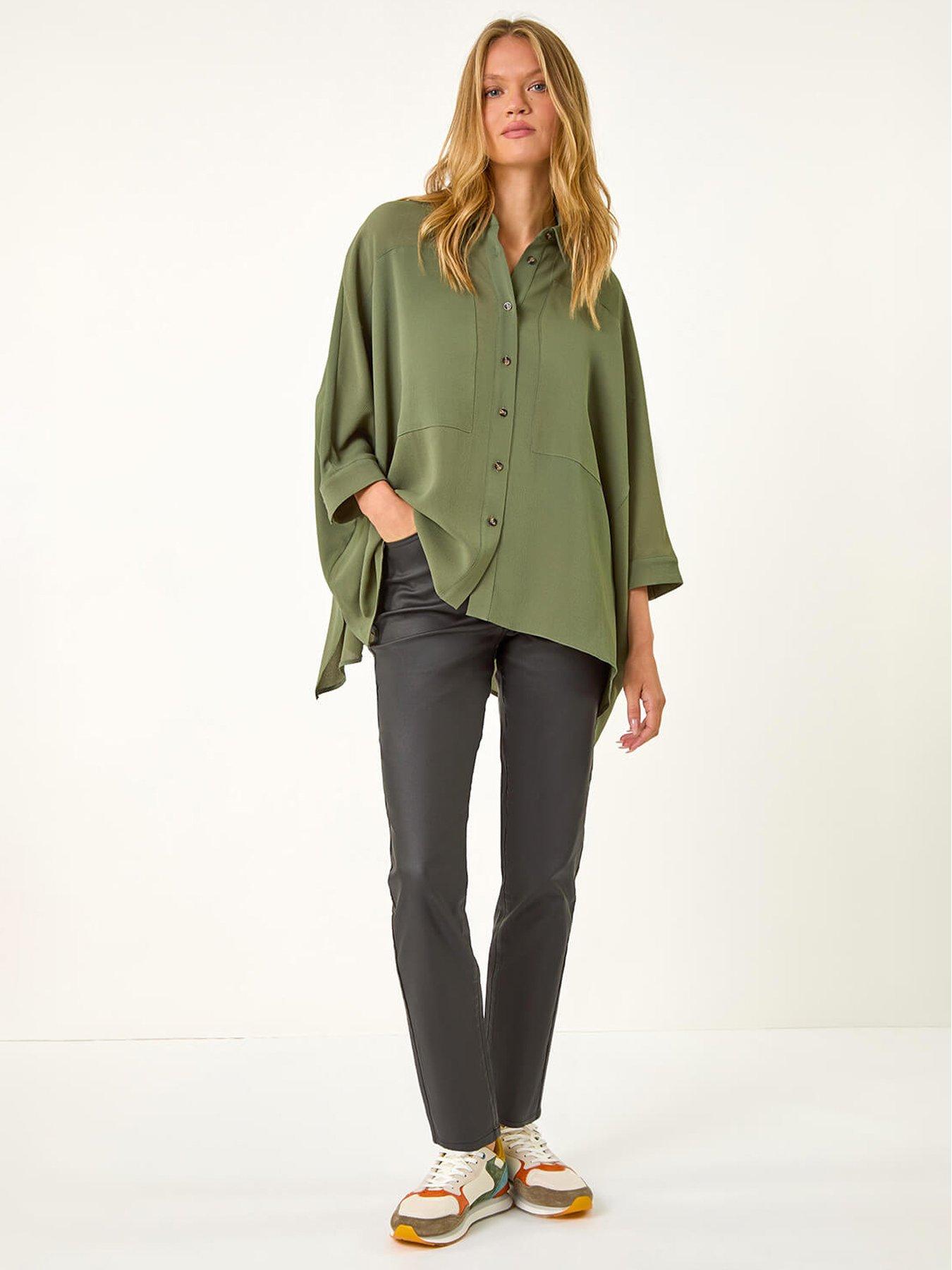 Image 3 of 5 of Roman Coated Finish Mom Style Jeans - Black