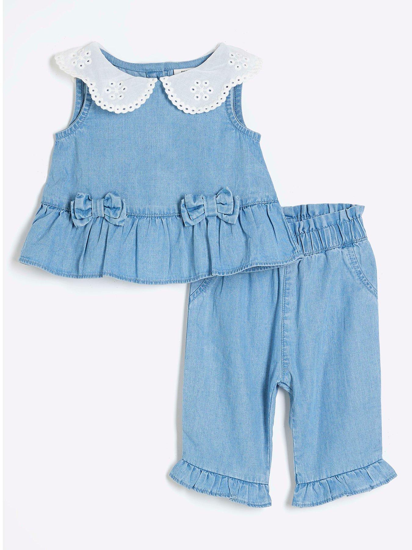 river-island-baby-baby-girls-chambray-collar-blouse-set-light-blue