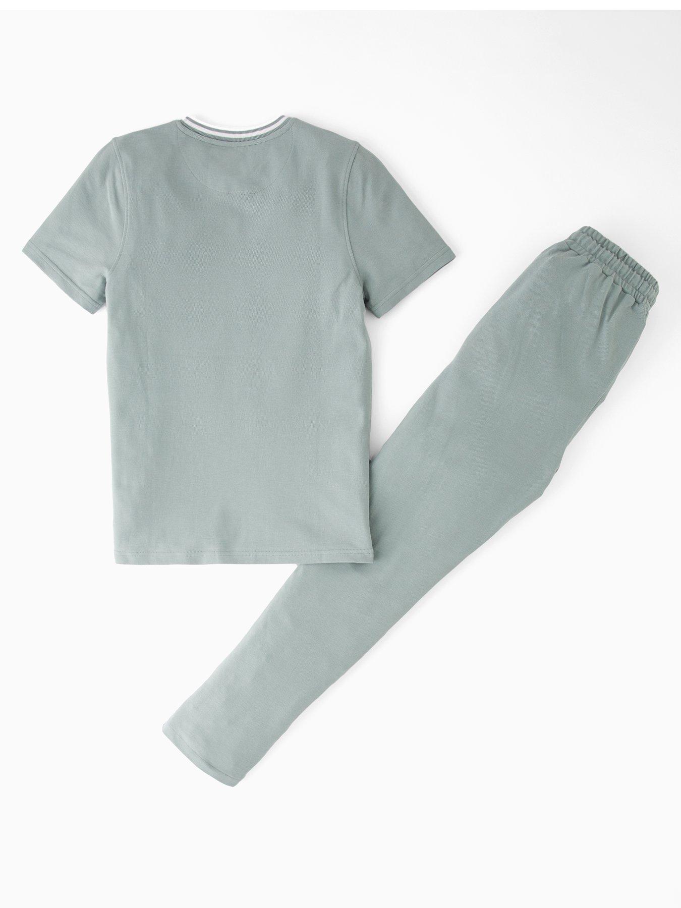 Image 2 of 4 of V by Very Pique Tshirt And Jogger Set