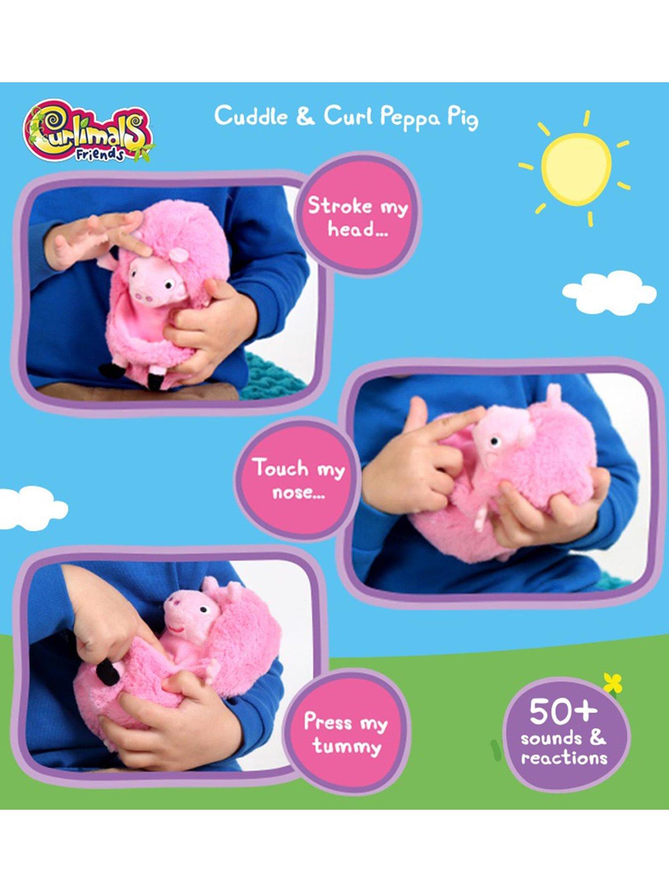  image of curlimals-cuddle-and-curl-peppa-pig
