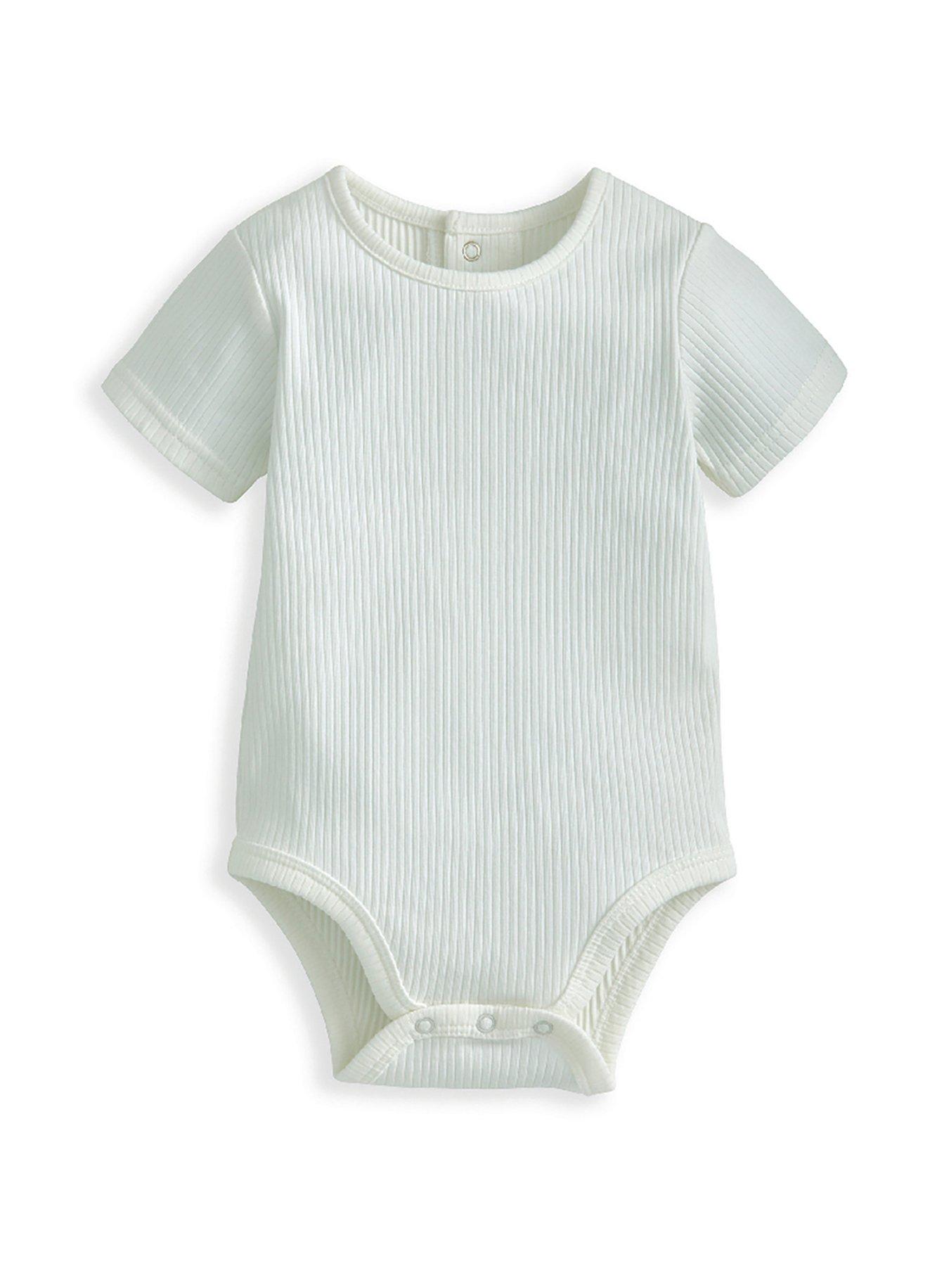  image of mamas-papas-baby-boys-2-piece-rib-jersey-bodysuit-dungaree-set-green