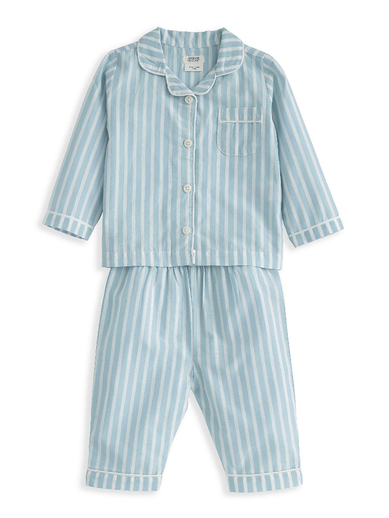mamas-papas-baby-boys-striped-woven-pyjamas-green