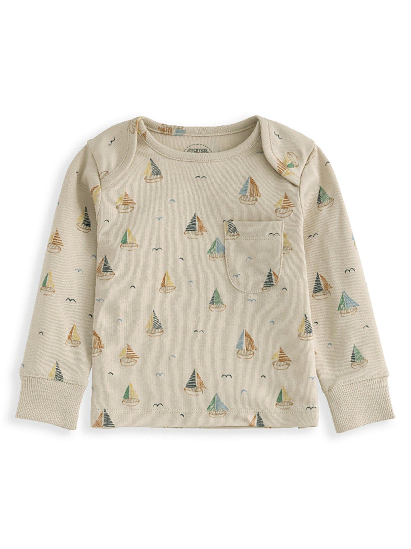  image of mamas-papas-baby-boys-nautical-pyjamas-blue