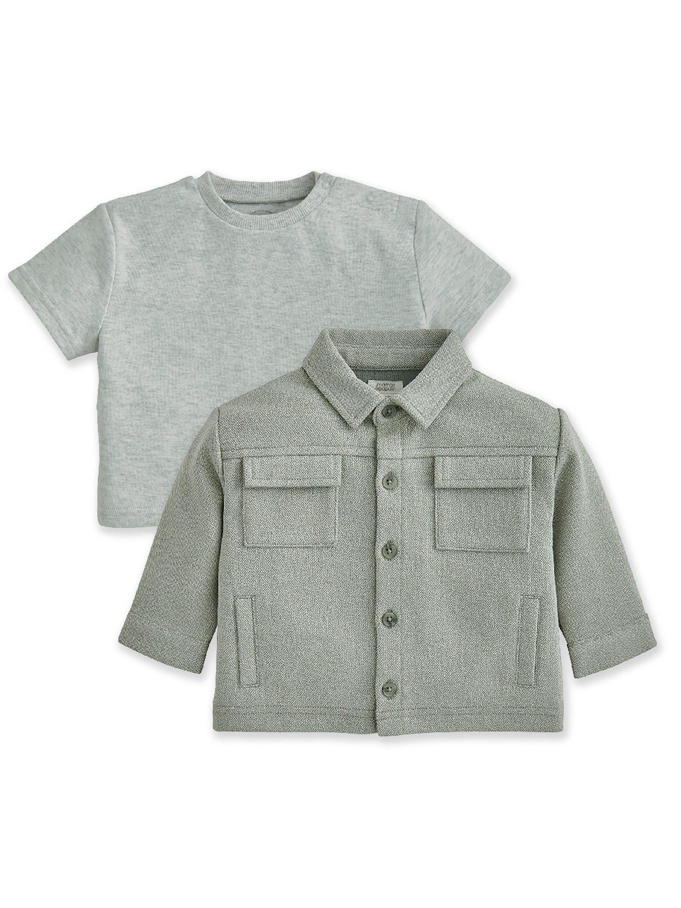 mamas-papas-baby-boys-2-piece-shacket-tshirt-set-grey