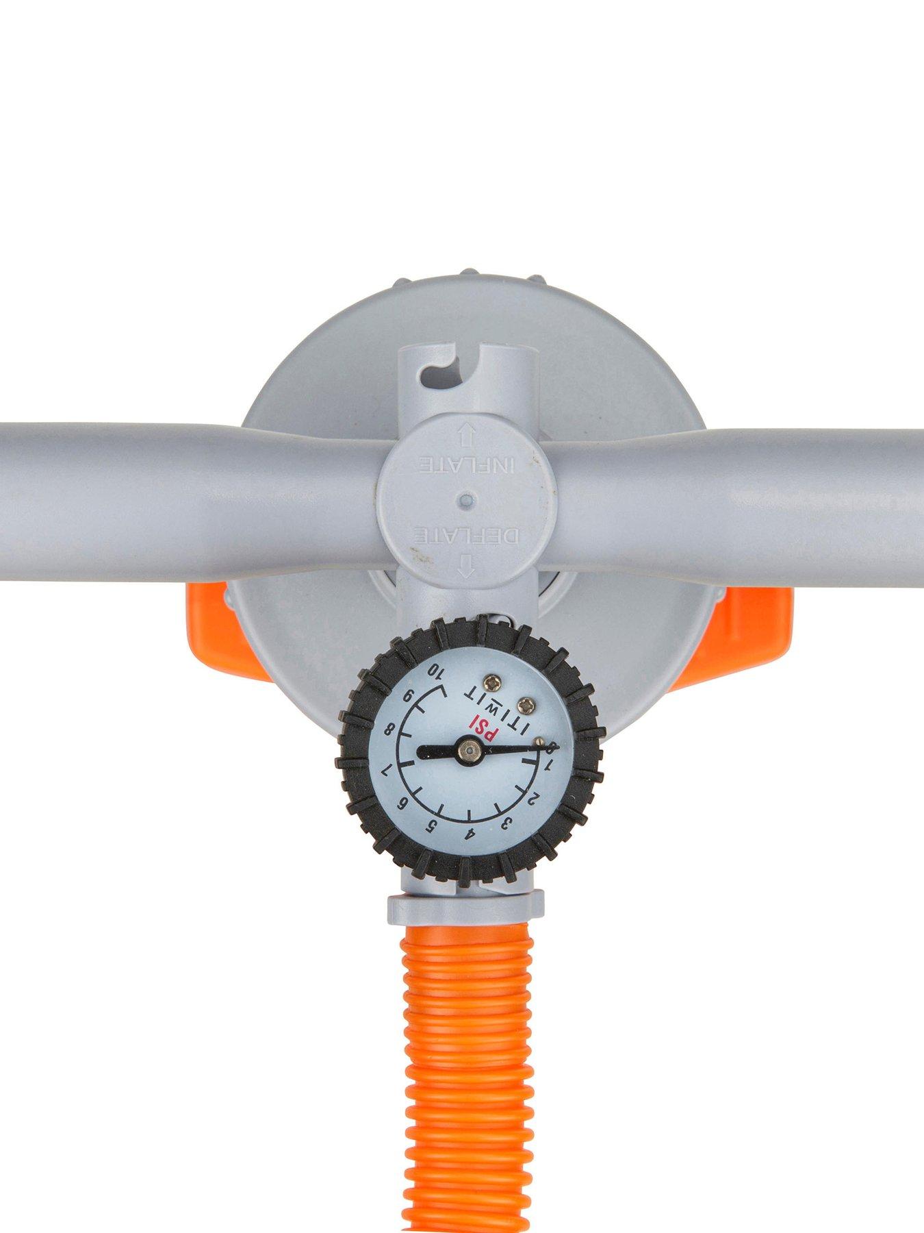  image of decathlon-dual-action-low-pressure-hand-pump-for-canoes-and-kayaks-2x26l-1-8-psi