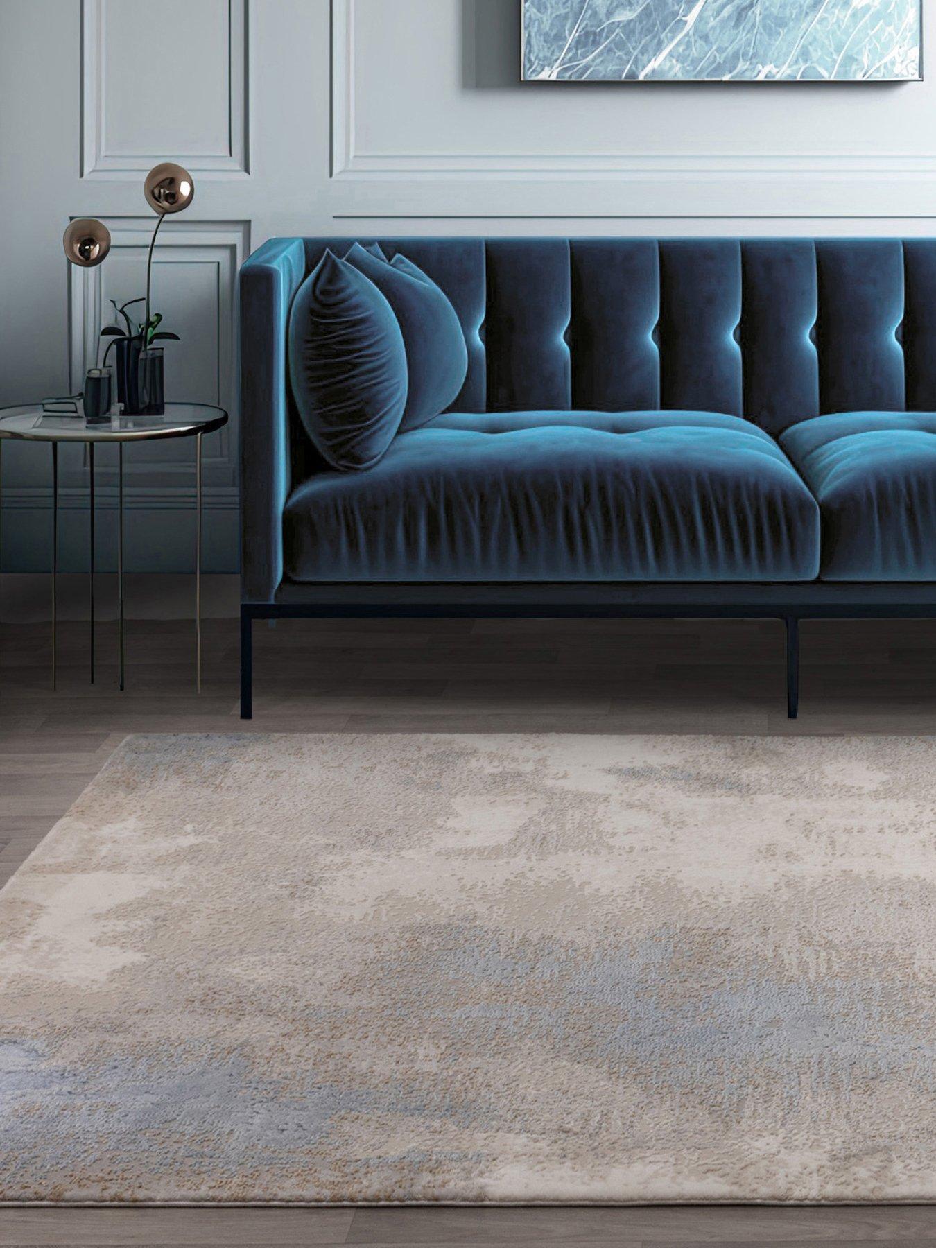  image of asiatic-stellar-lustre-blue-rug