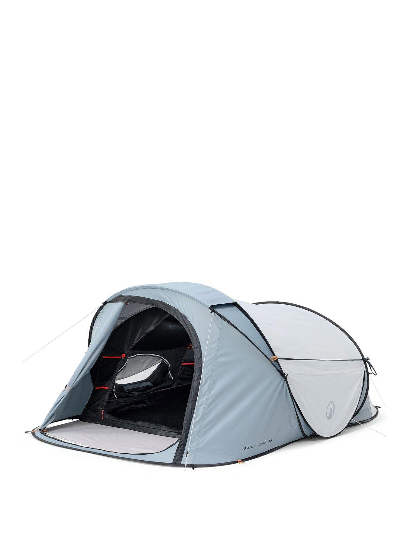Decathlon Camping Tent 2 Seconds XL - 2 Person Fresh  &  Black