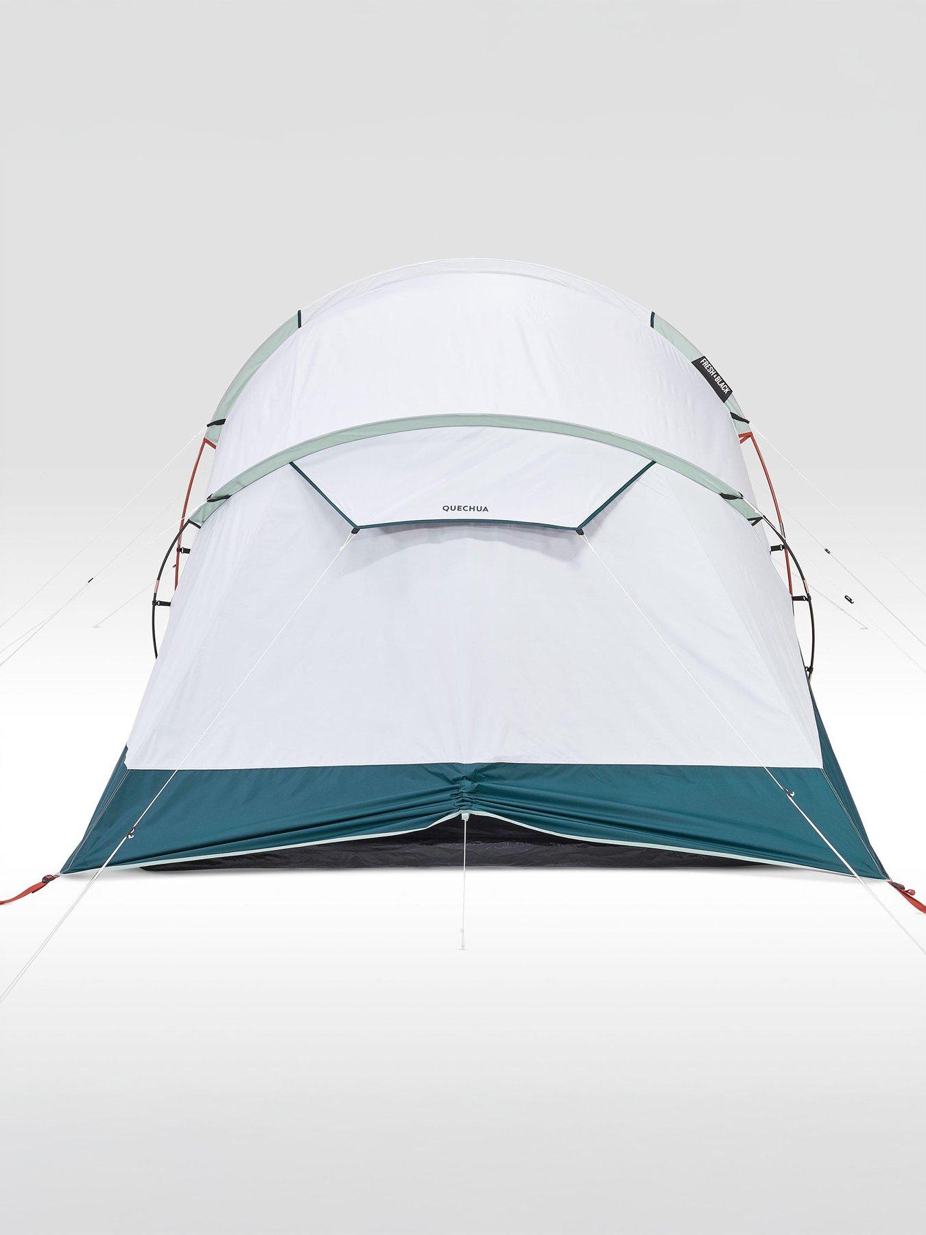 Decathlon Camping Tent With Poles Arpenaz Fresh&Black