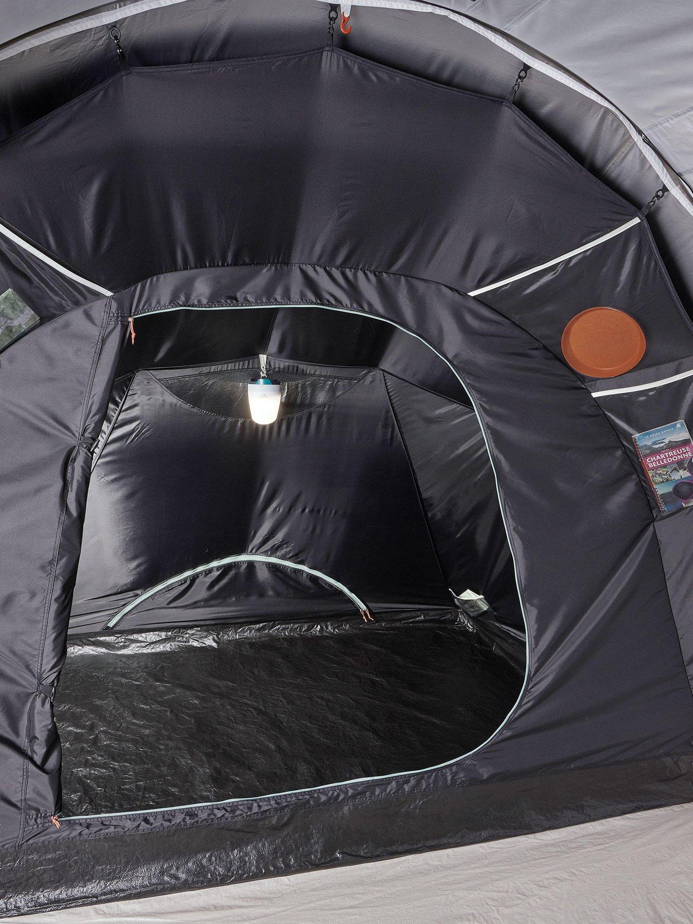 Decathlon Camping Tent With Poles Arpenaz Fresh&Black