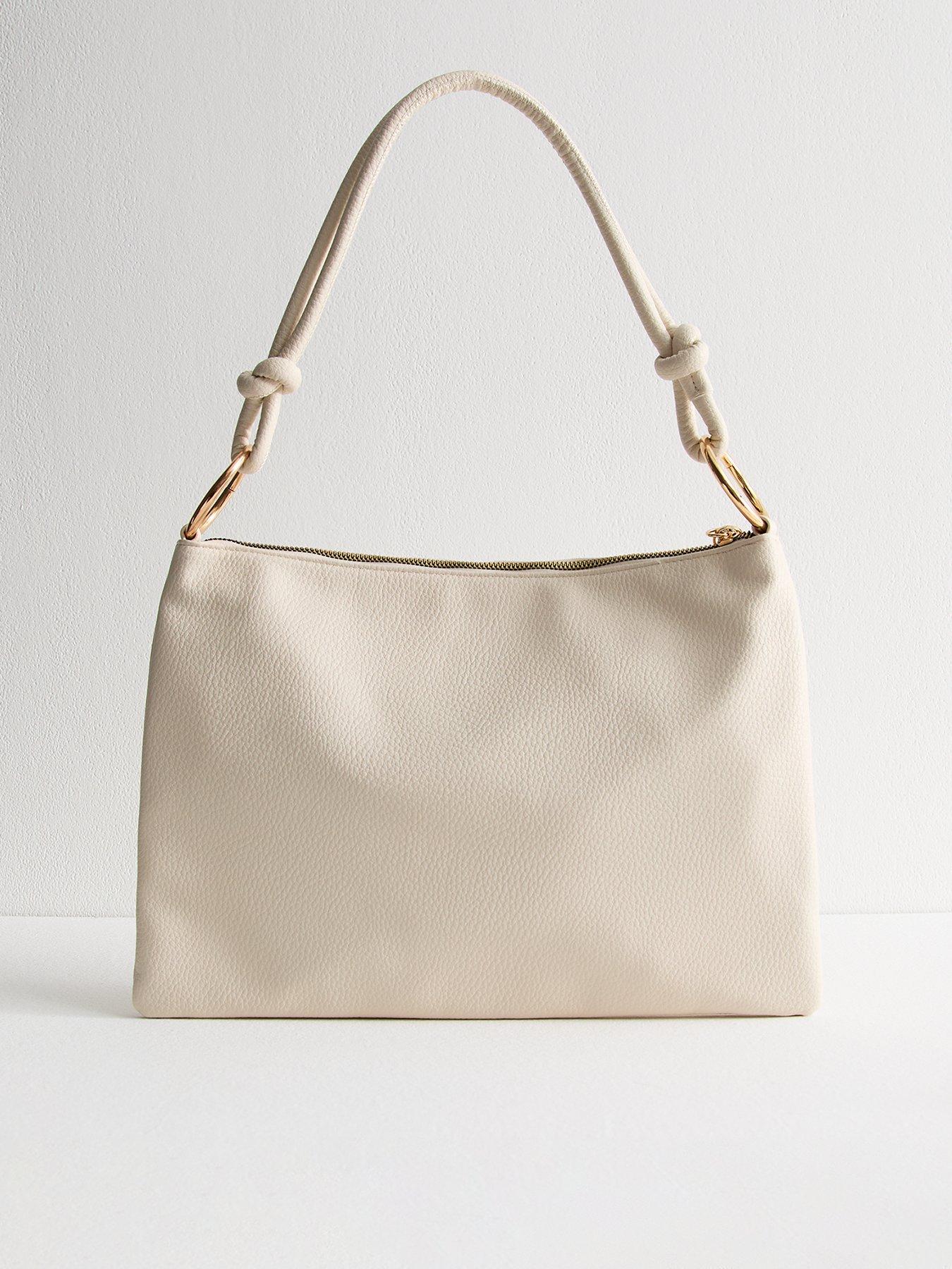  image of new-look-grained-faux-leather-slouch-shoulder-bag-cream