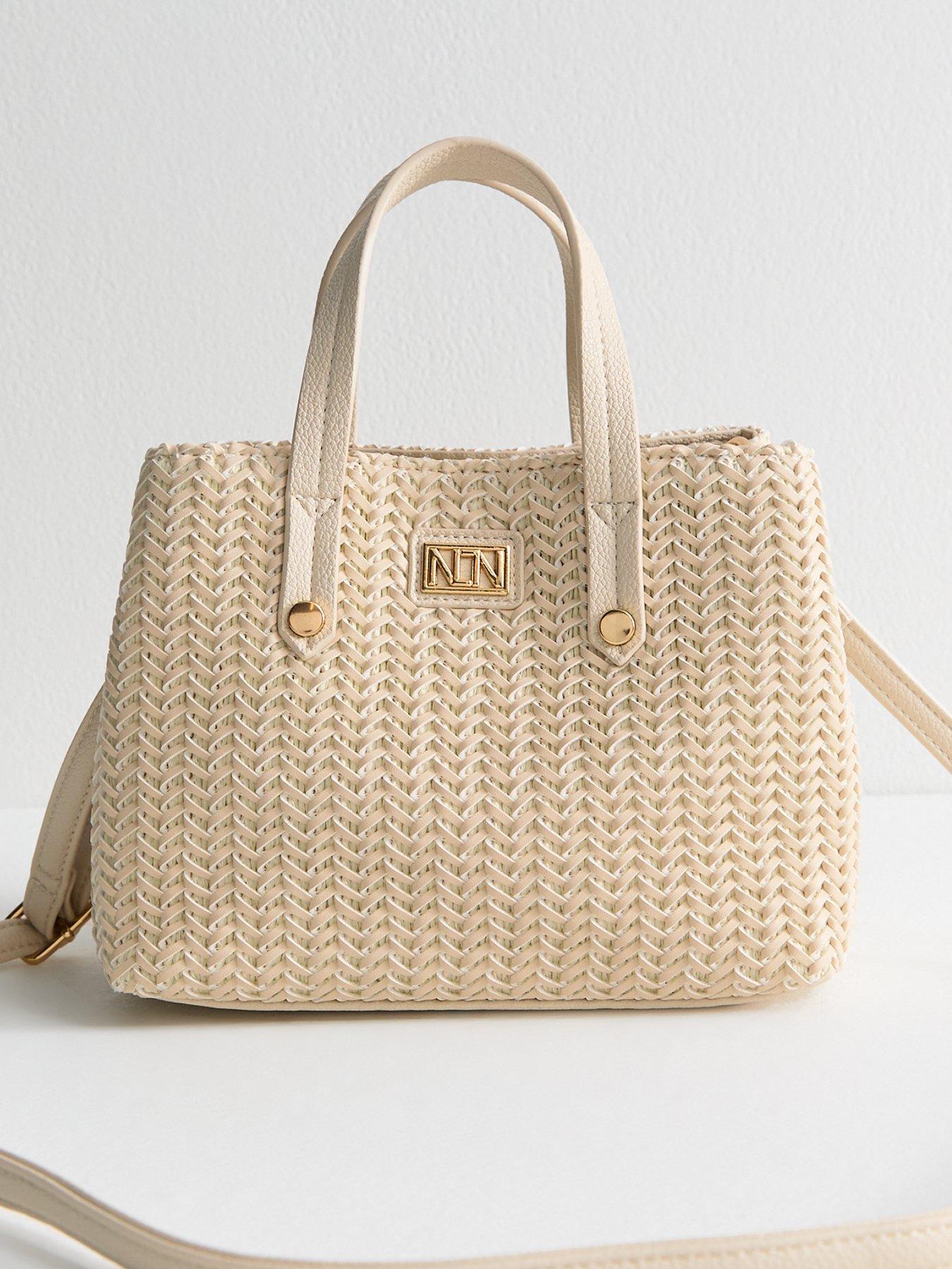 new-look-cream-faux-leather-woven-mini-tote-bag