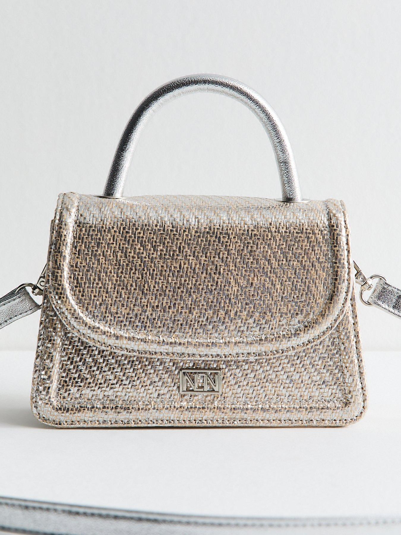 new-look-silver-raffia-top-handle-mini-bag