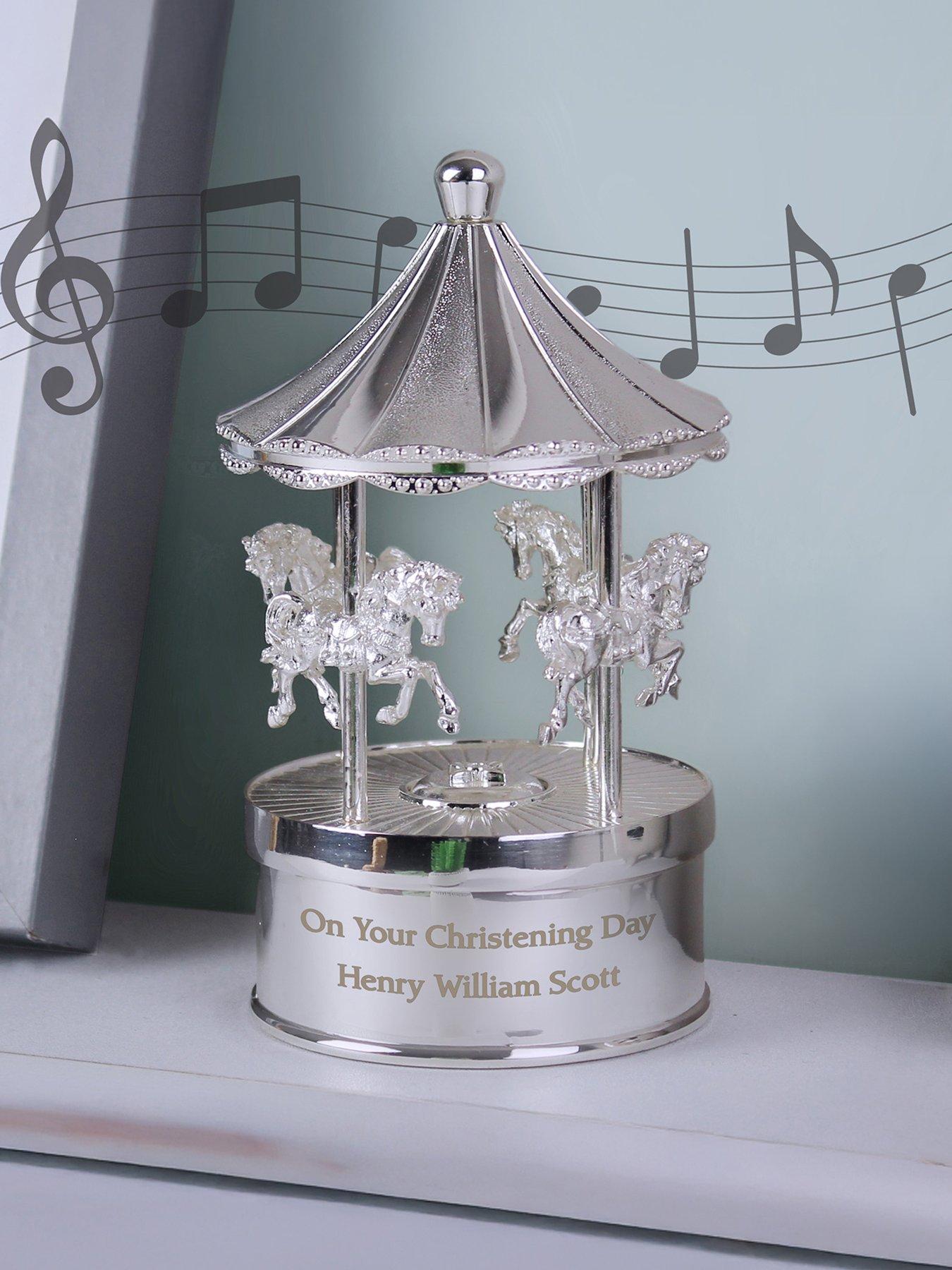 undefined Personalised Musical Carousel Ornament