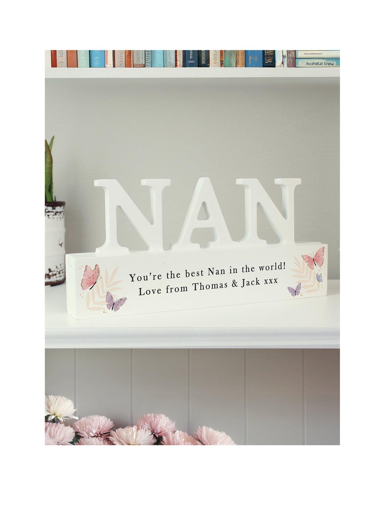undefined Personalised Butterfly Nan Ornament