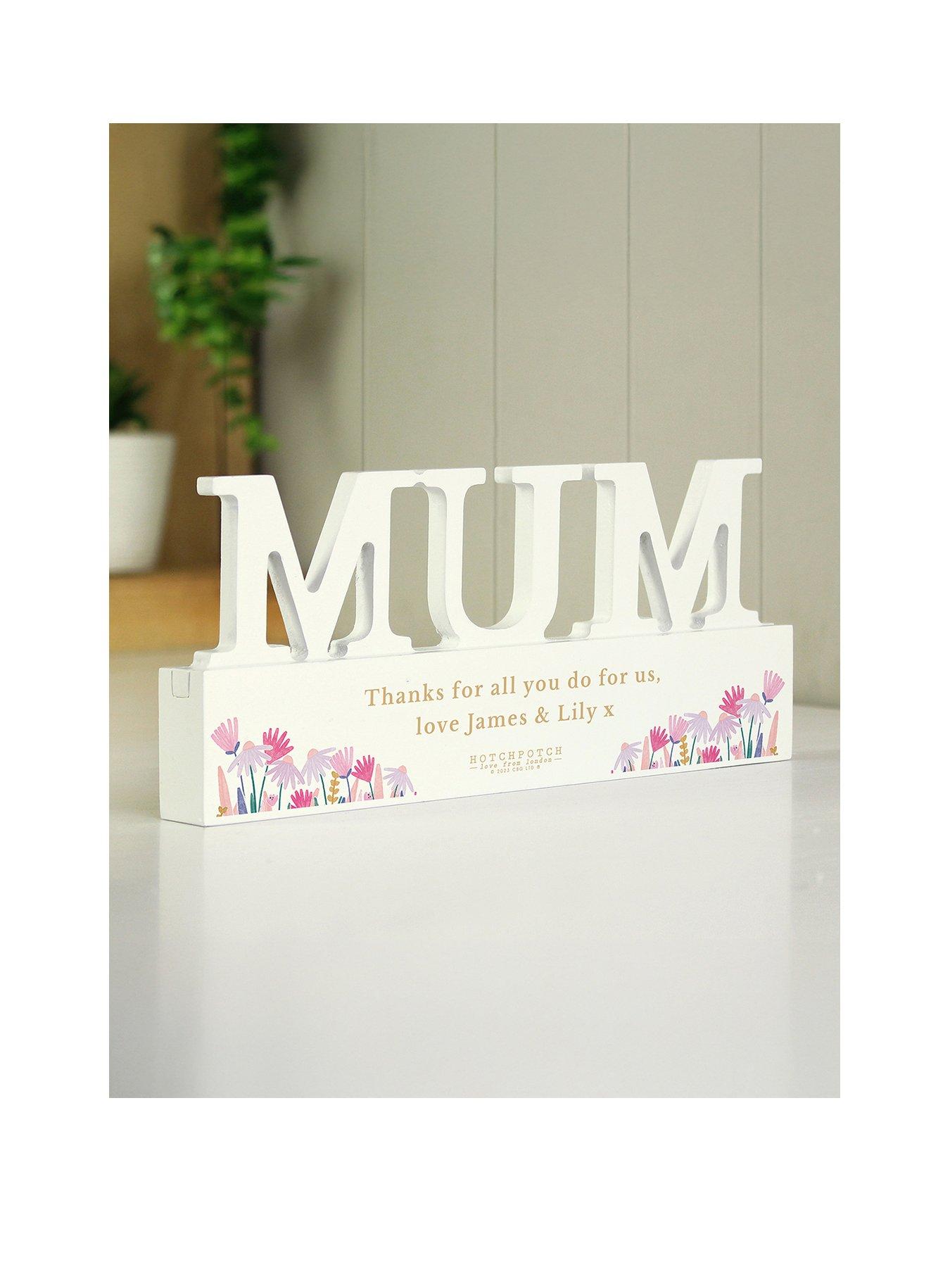  image of the-personalised-memento-company-personalised-wild-flower-mum-ornament