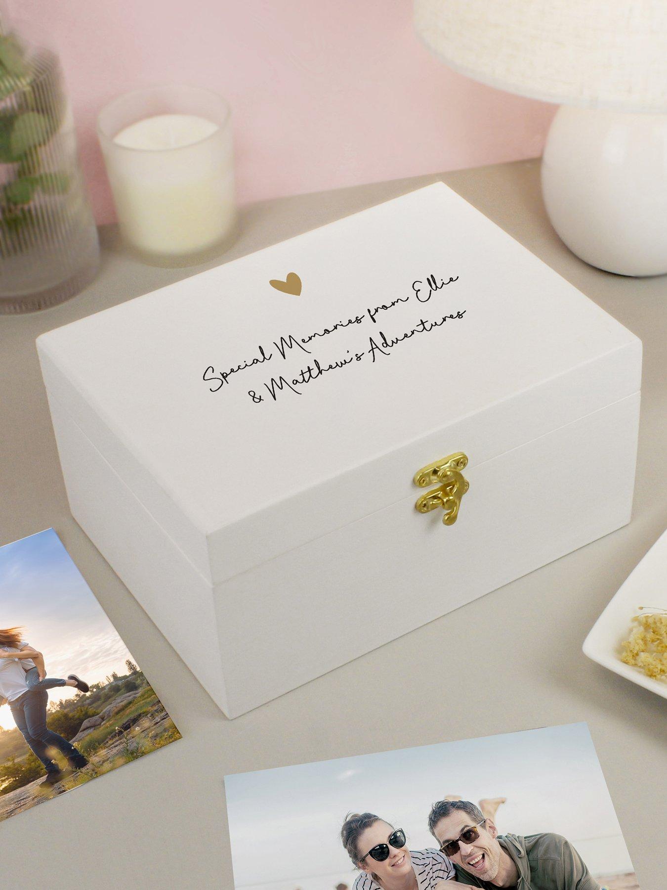 undefined Personalised Wooden Keepsake Box
