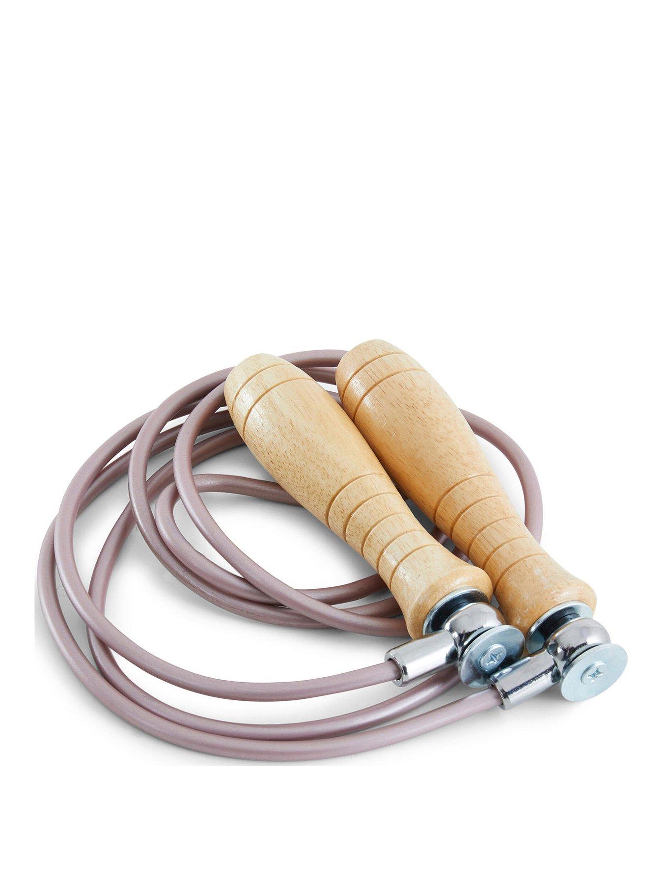 decathlon-wooden-boxing-skipping-rope-with-removable-weights