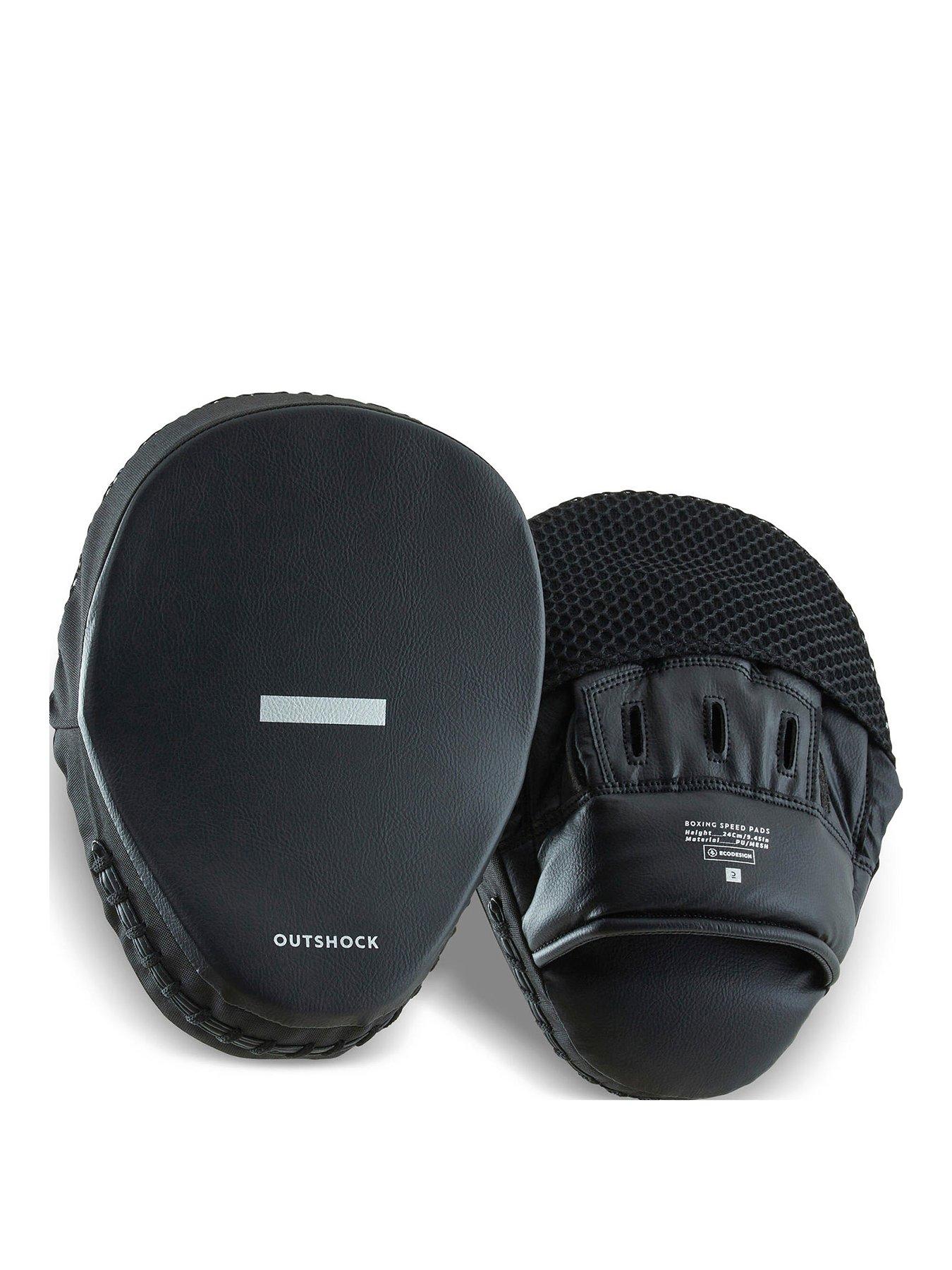 Image 1 of 8 of Decathlon Boxing Speed Punching Mitts (x2) - Black