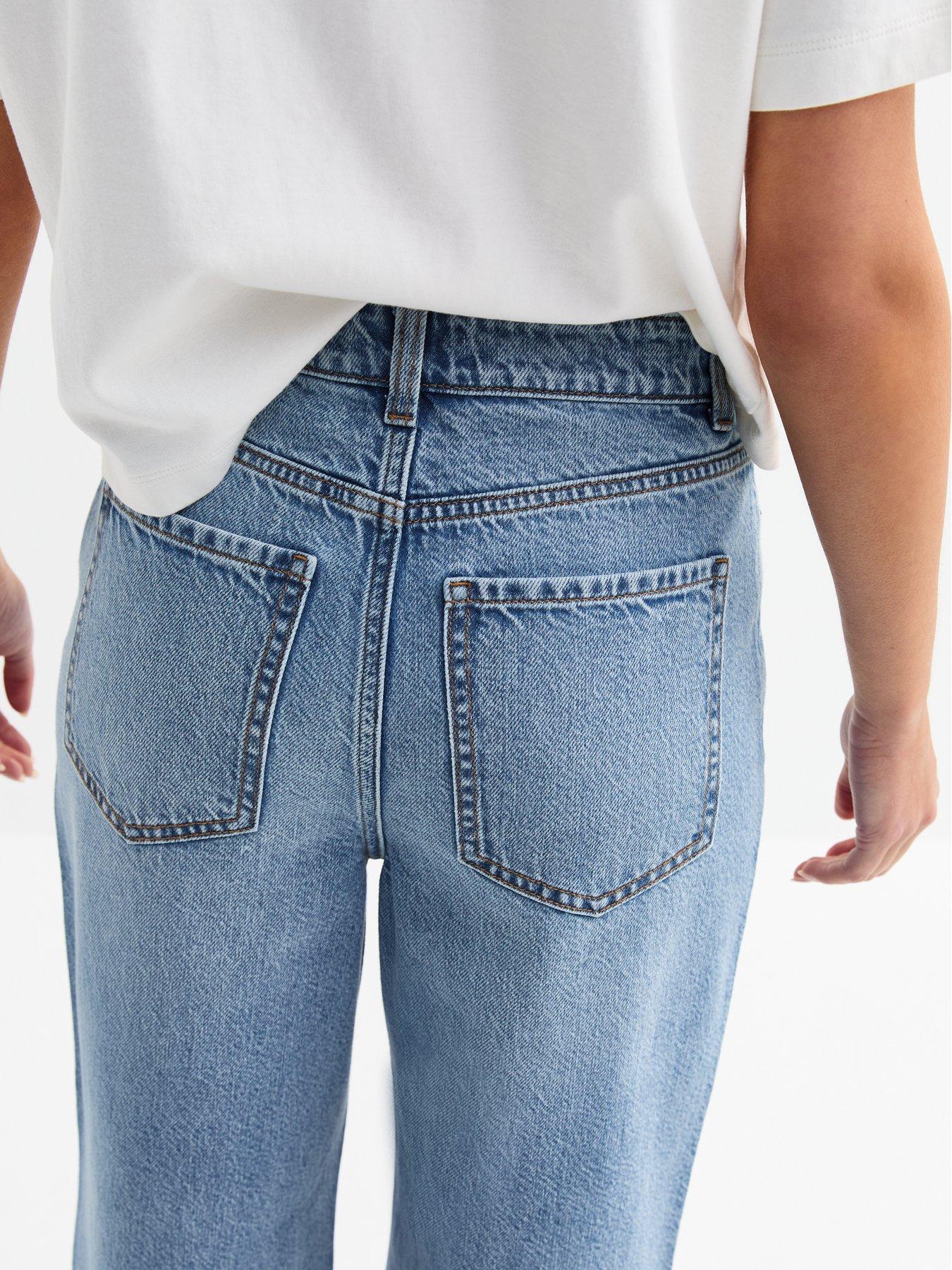  image of new-look-adalae-wide-leg-cropped-jeans-light-blue