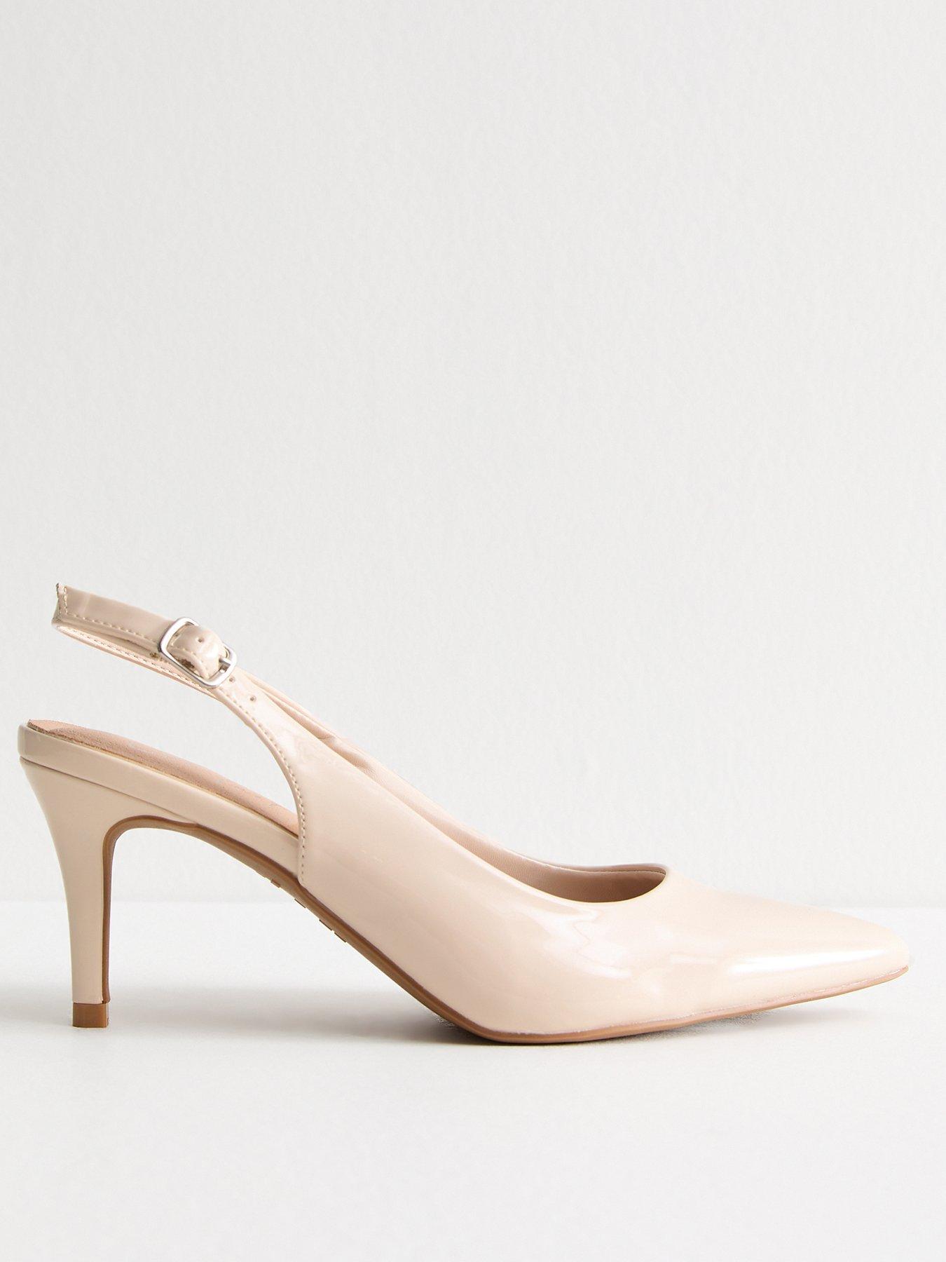new-look-faux-patent-slingback-pumps-off-white