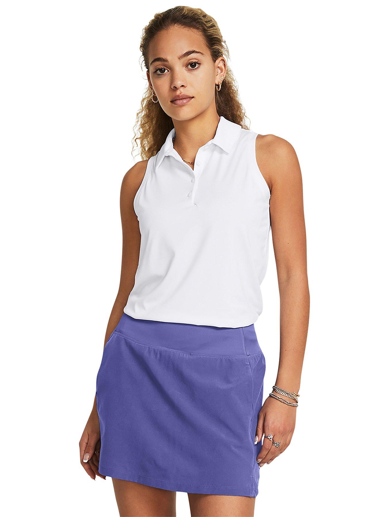 UNDER ARMOUR Womens Golf Playoff Sl Polo Shirt - White