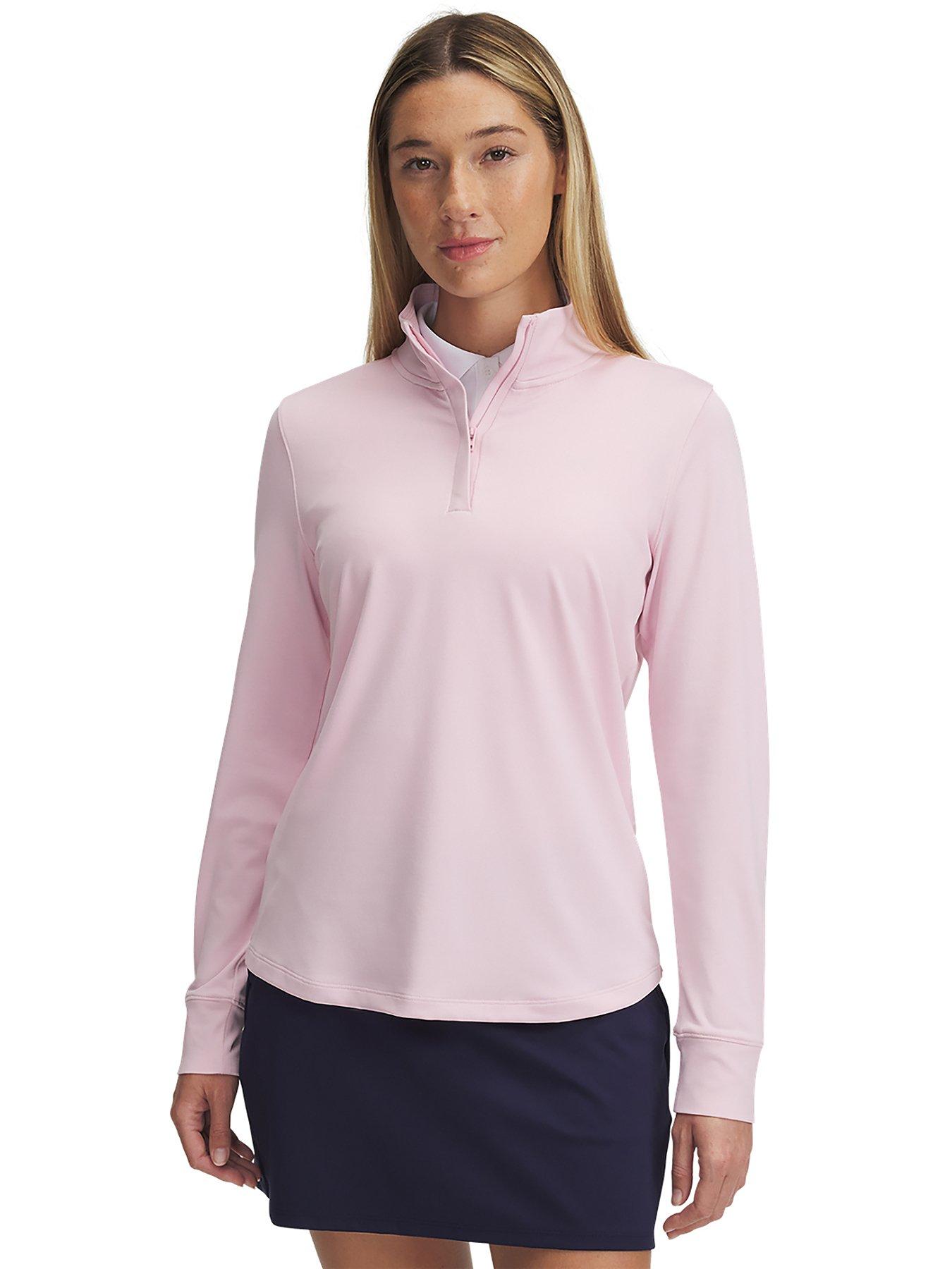 under-armour-womens-golf-playoff-14-zip-pink