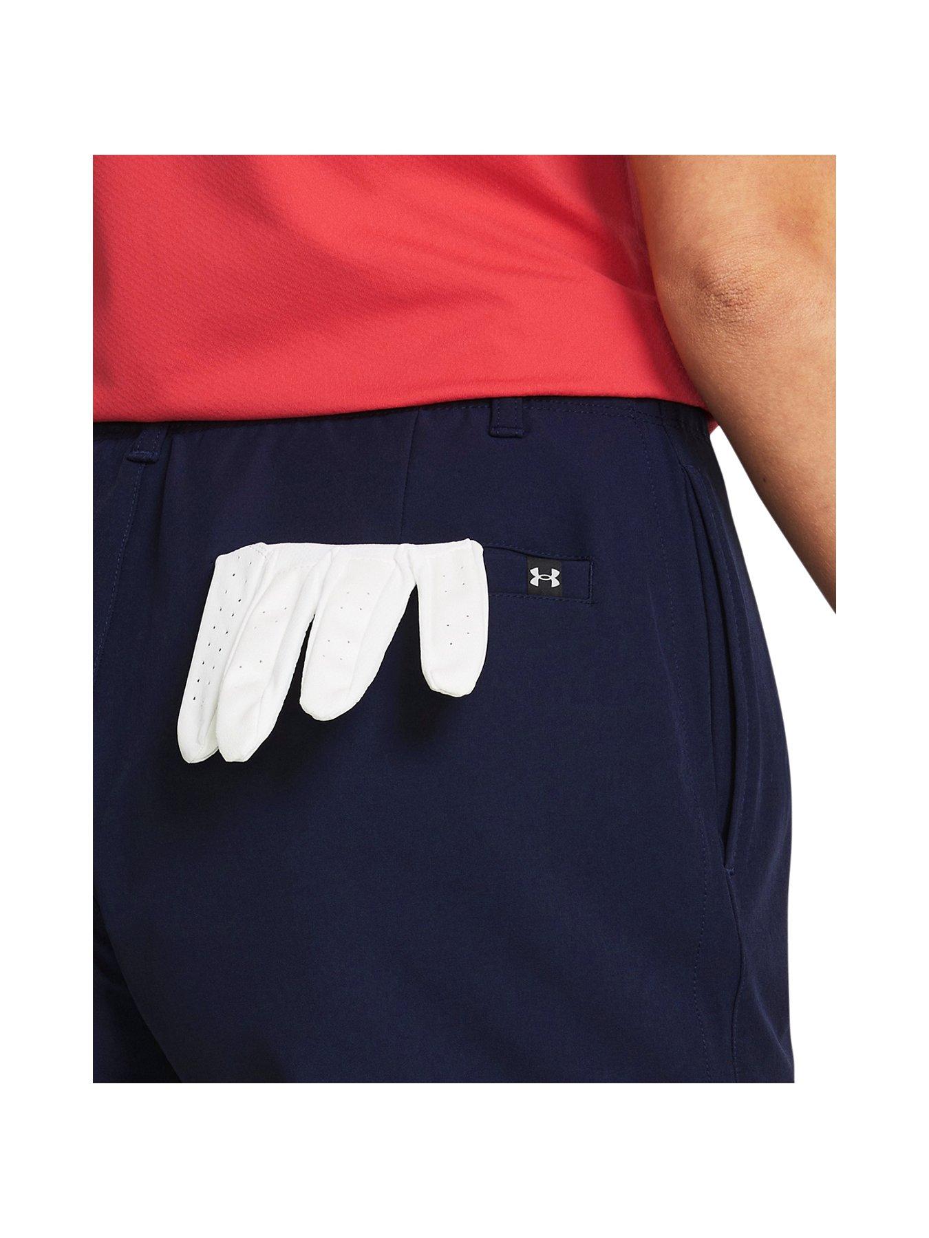  image of under-armour-womens-golf-drive-35-shorts-midnight-navy