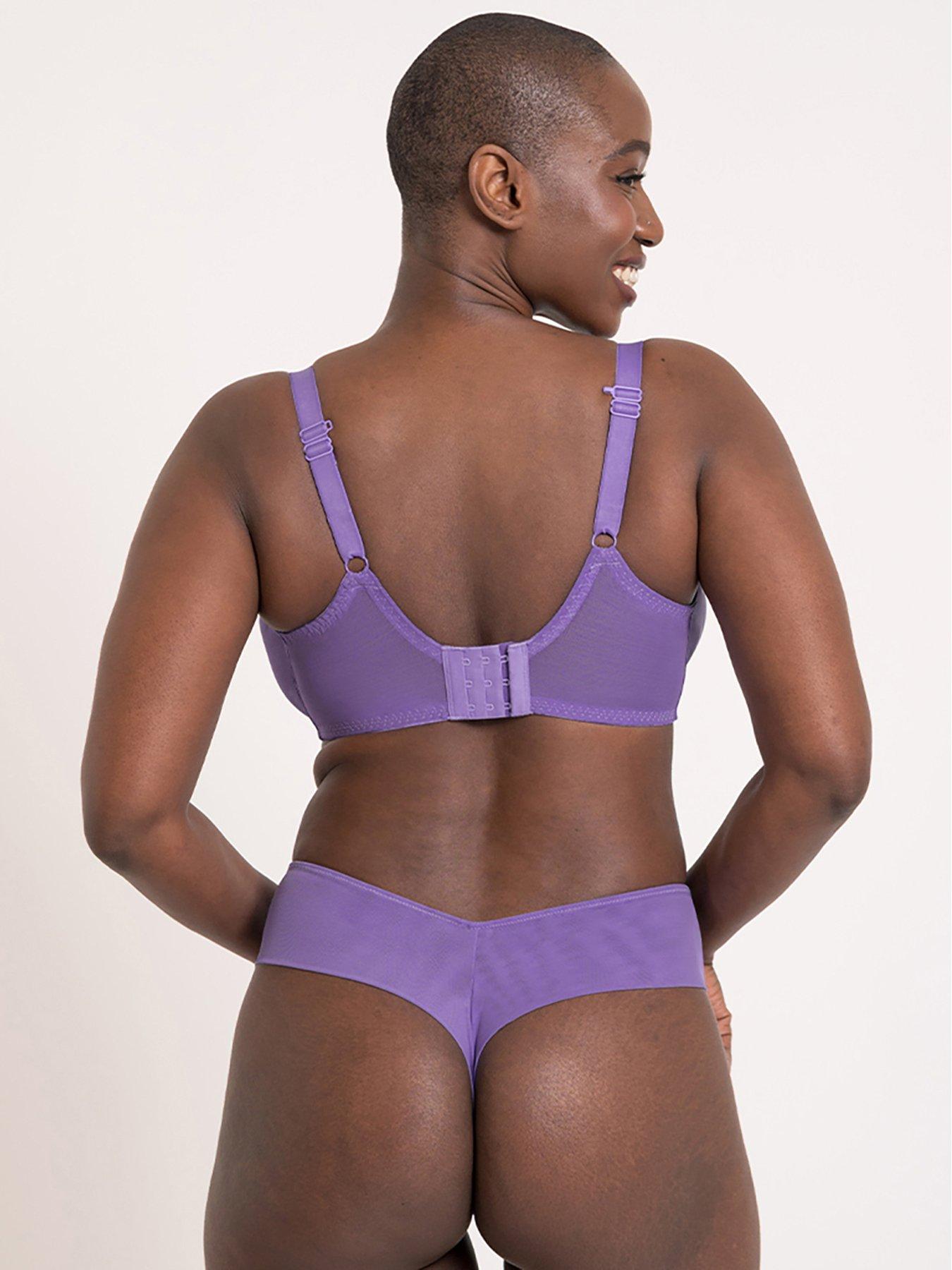 image of curvy-kate-flare-full-plunge-side-support-multiway-bra-amethyst-purple