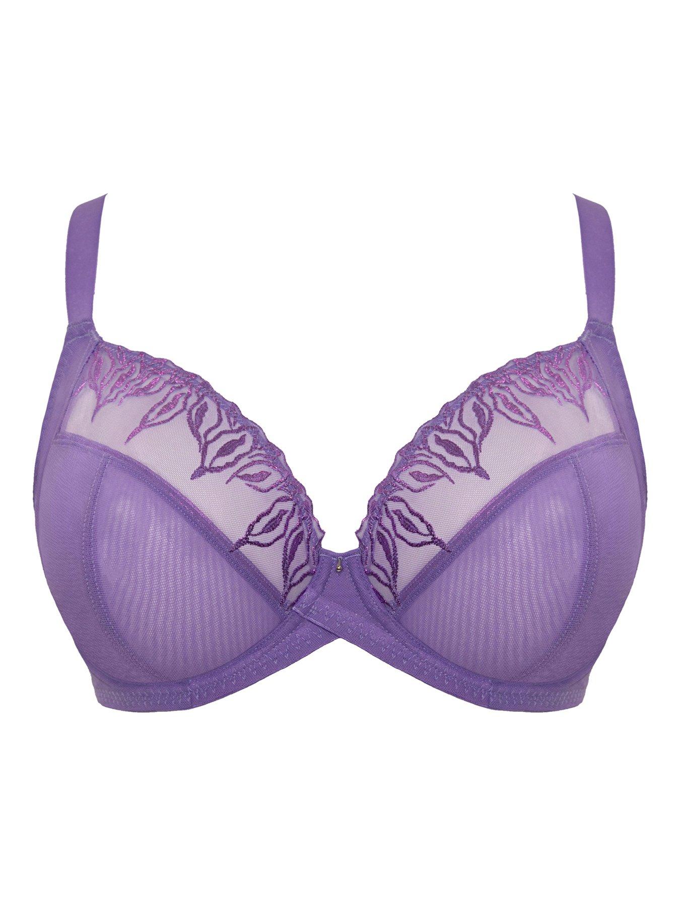  image of curvy-kate-flare-full-plunge-side-support-multiway-bra-amethyst-purple
