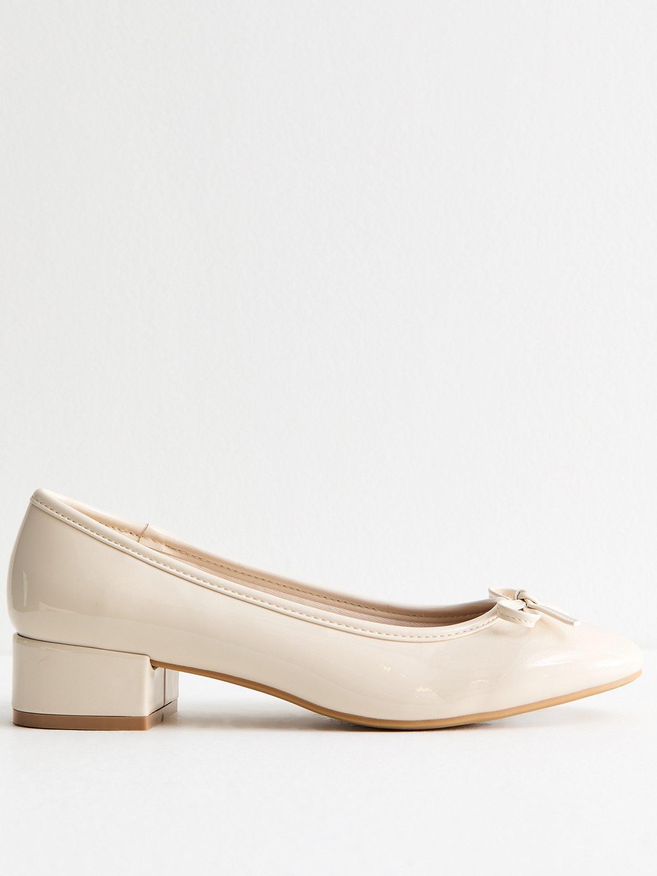 new-look-white-patent-heeled-ballerina-pumps