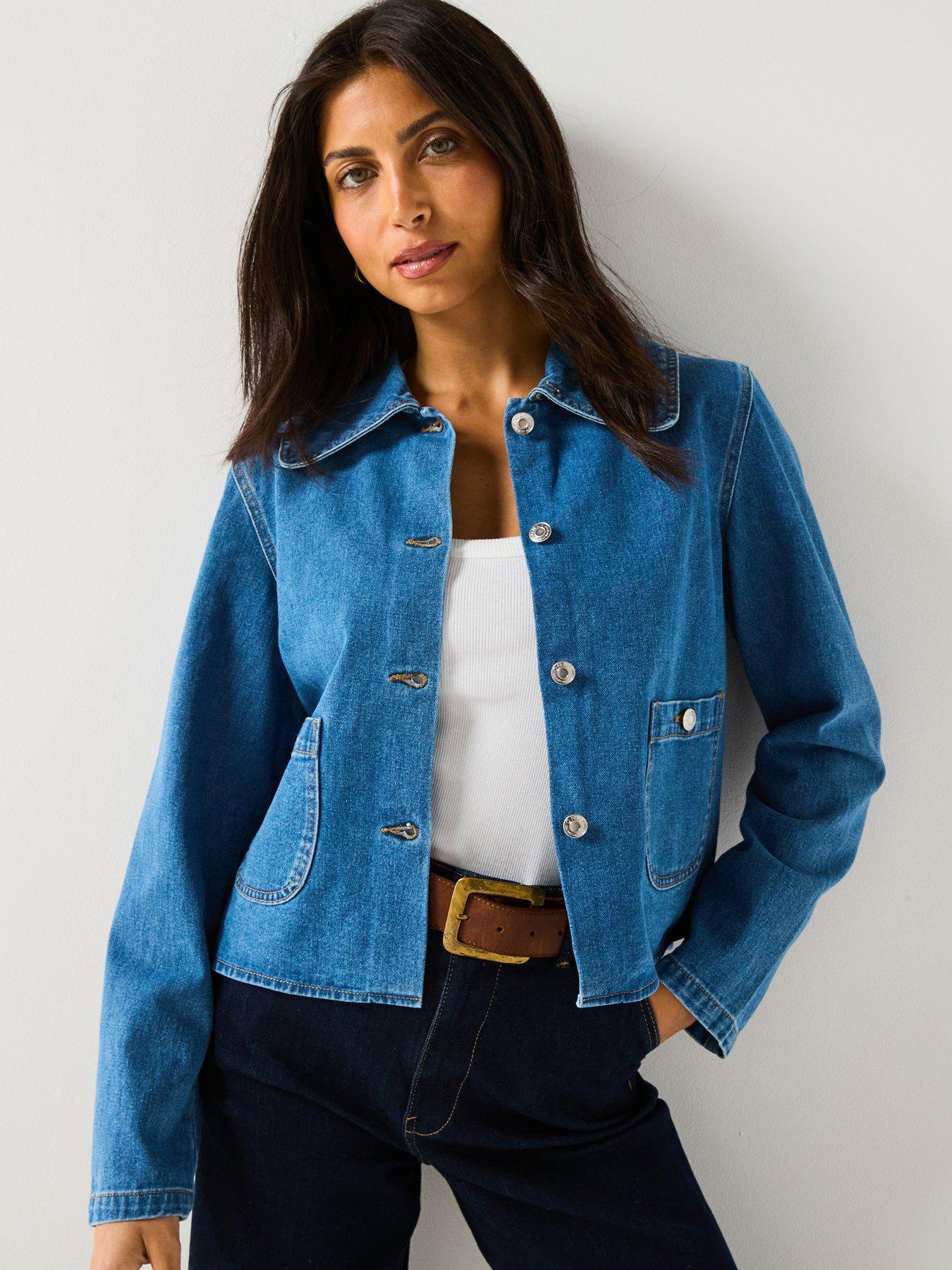 only-collar-detail-denim-jacket-blue