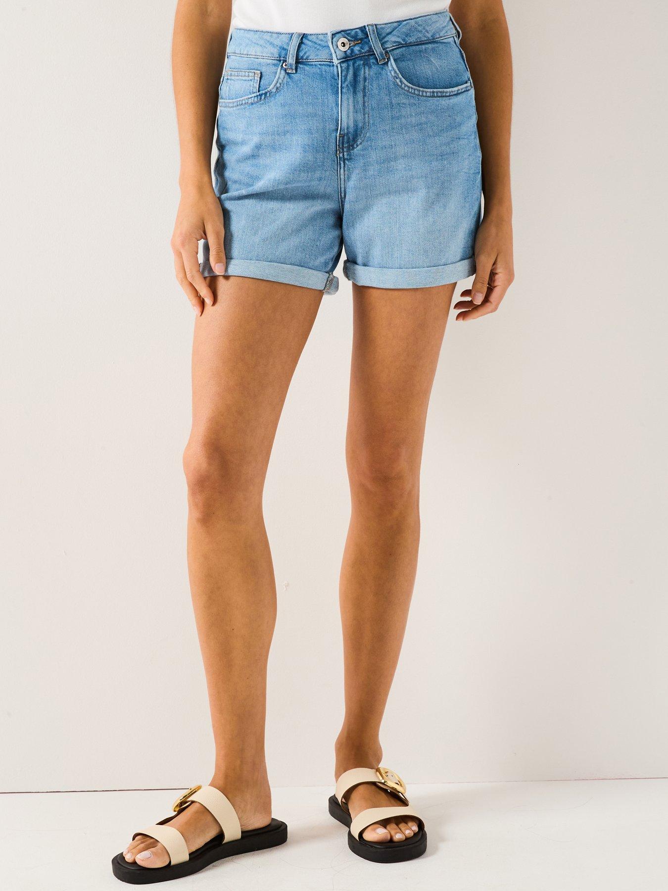 Only Denim Stretch Short - Blue