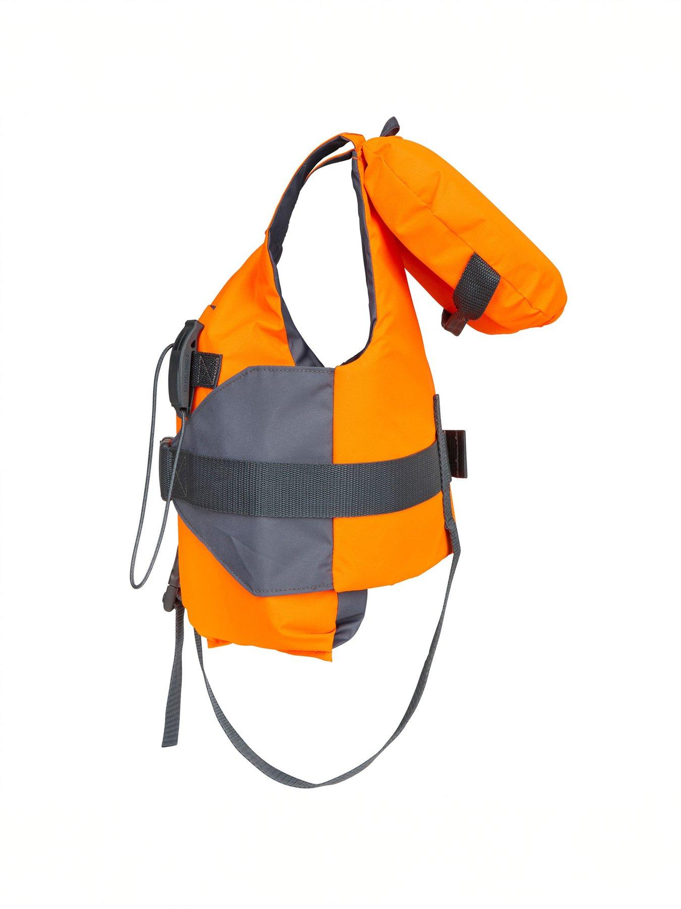  image of decathlon-kids-life-jacket-lj100n-easy-jr-15-40-kg-orangegrey