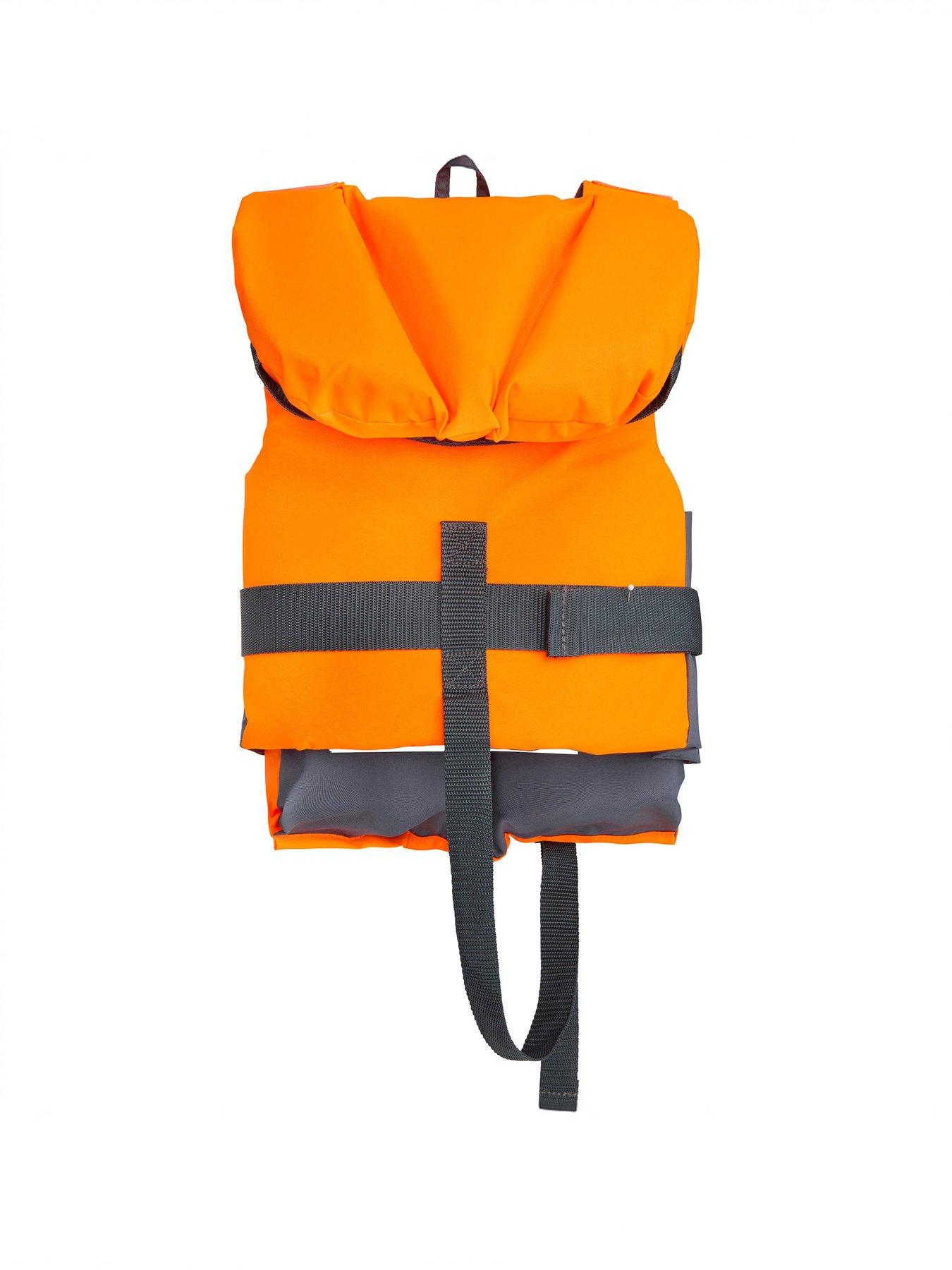  image of decathlon-kids-life-jacket-lj100n-easy-jr-15-40-kg-orangegrey