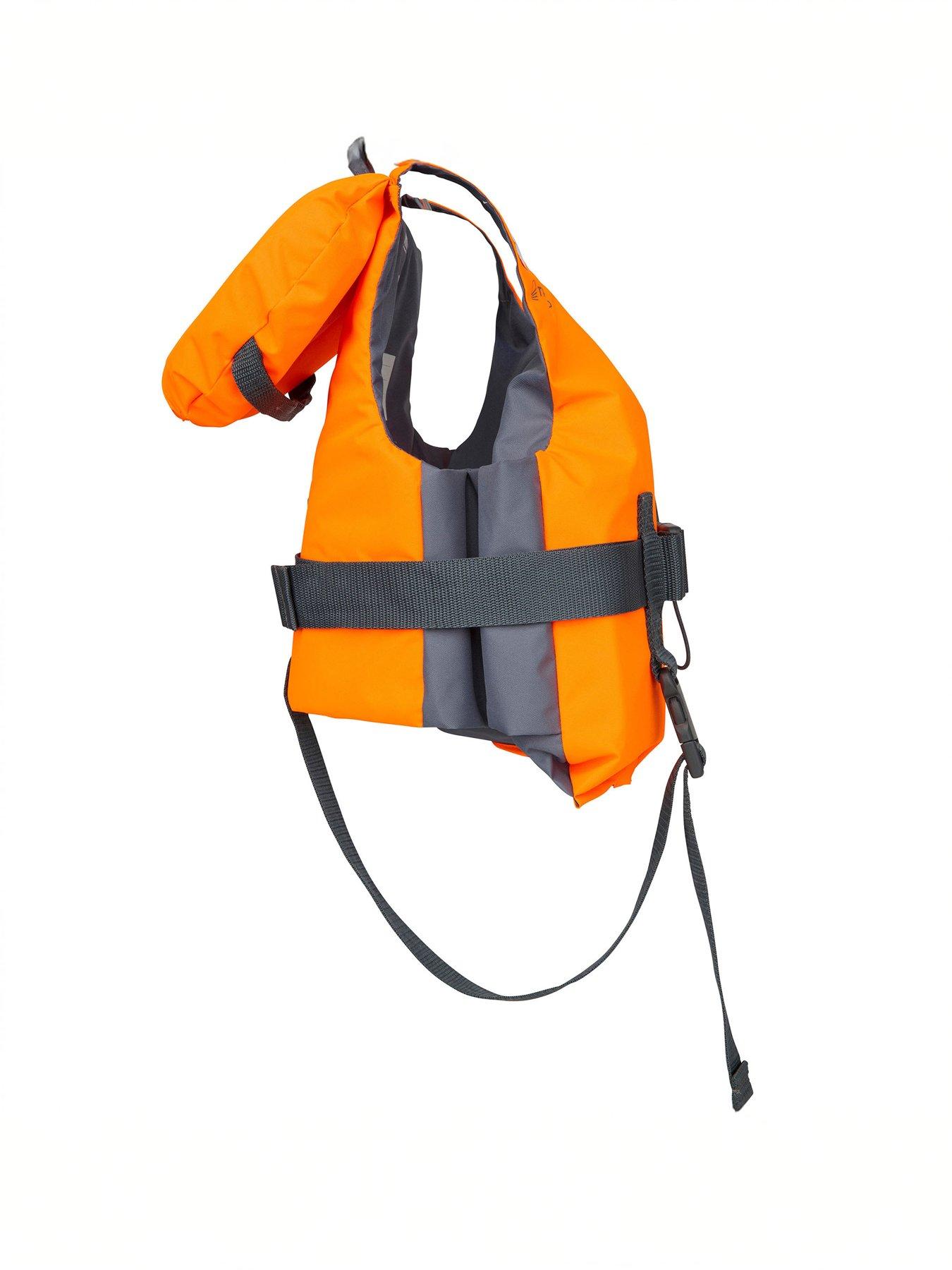  image of decathlon-kids-life-jacket-lj100n-easy-jr-15-40-kg-orangegrey